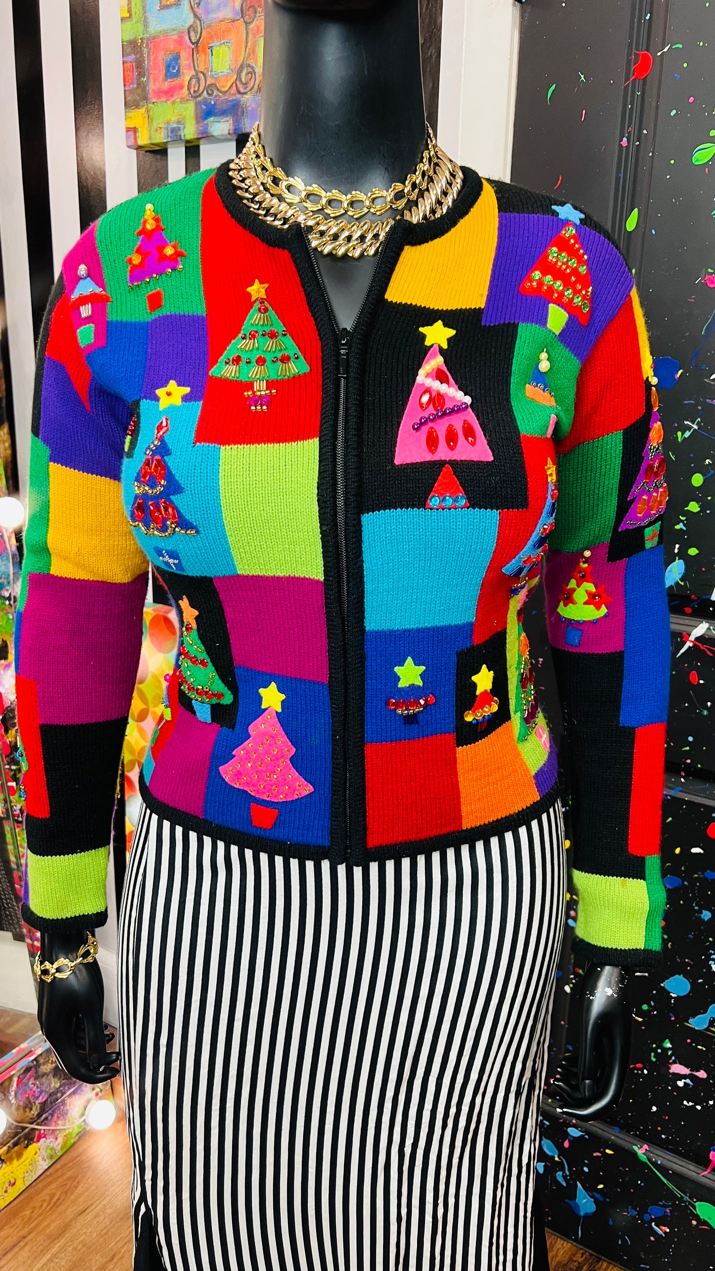 Vintage Karen Scott Christmas Sweater (12)