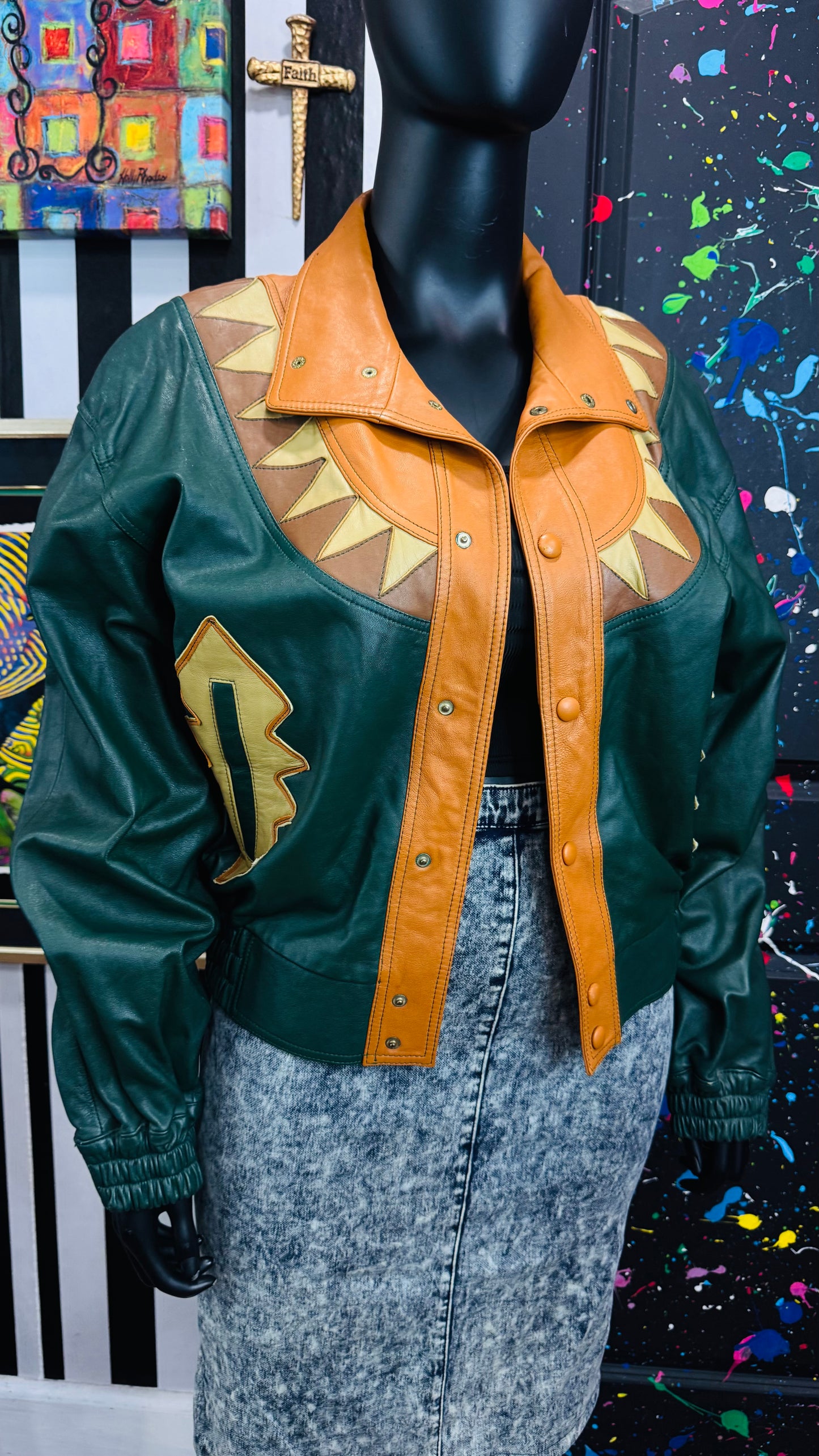 Vintage Genuine Leather Jacket (18)