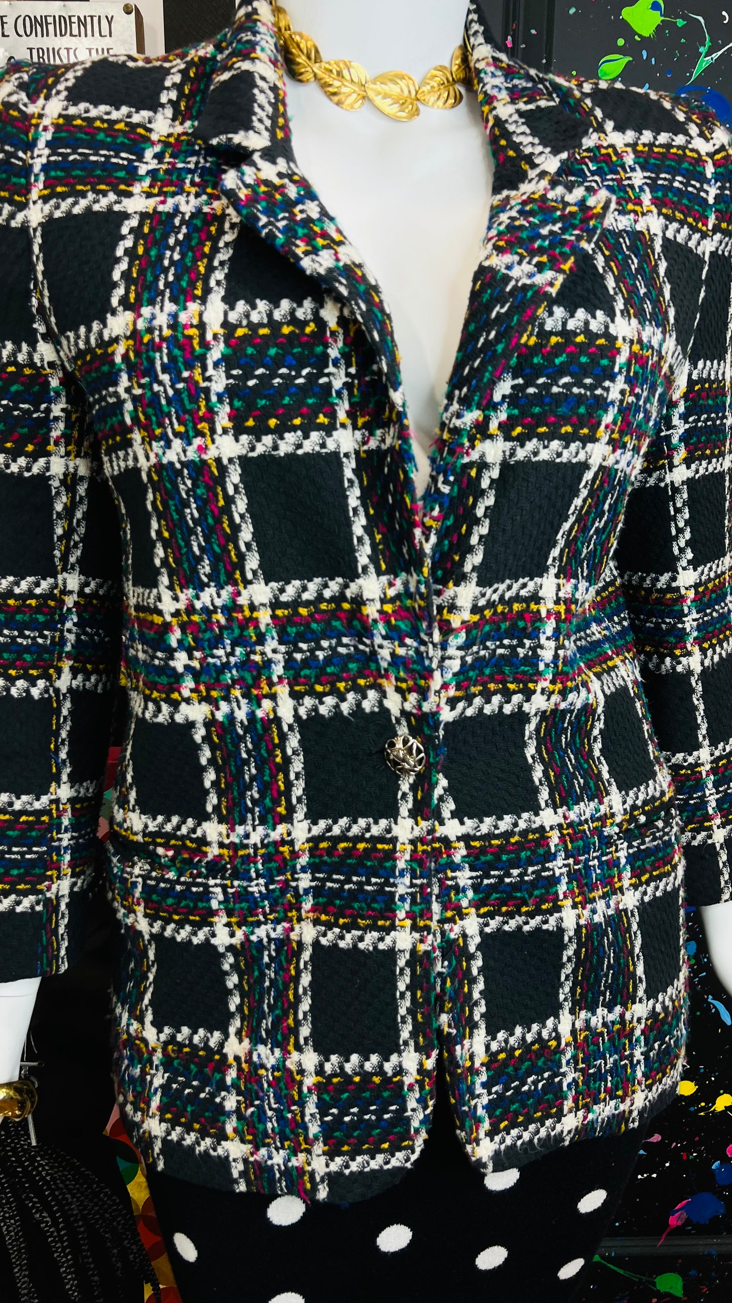 Vintage Plaid Blazer (16)