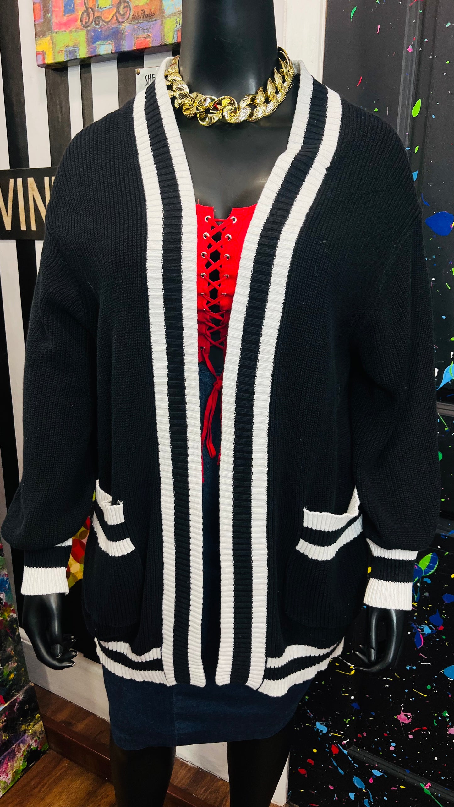Black & White Cardigan (22)