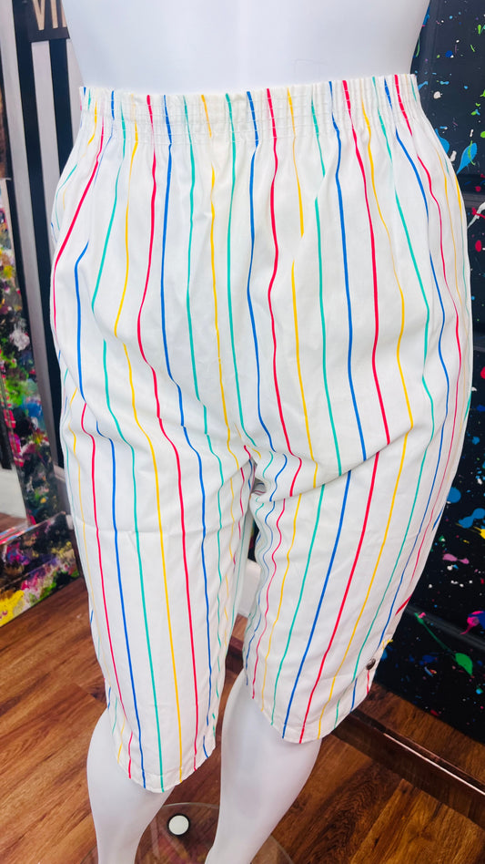 Vintage Colorblock Capris (20)