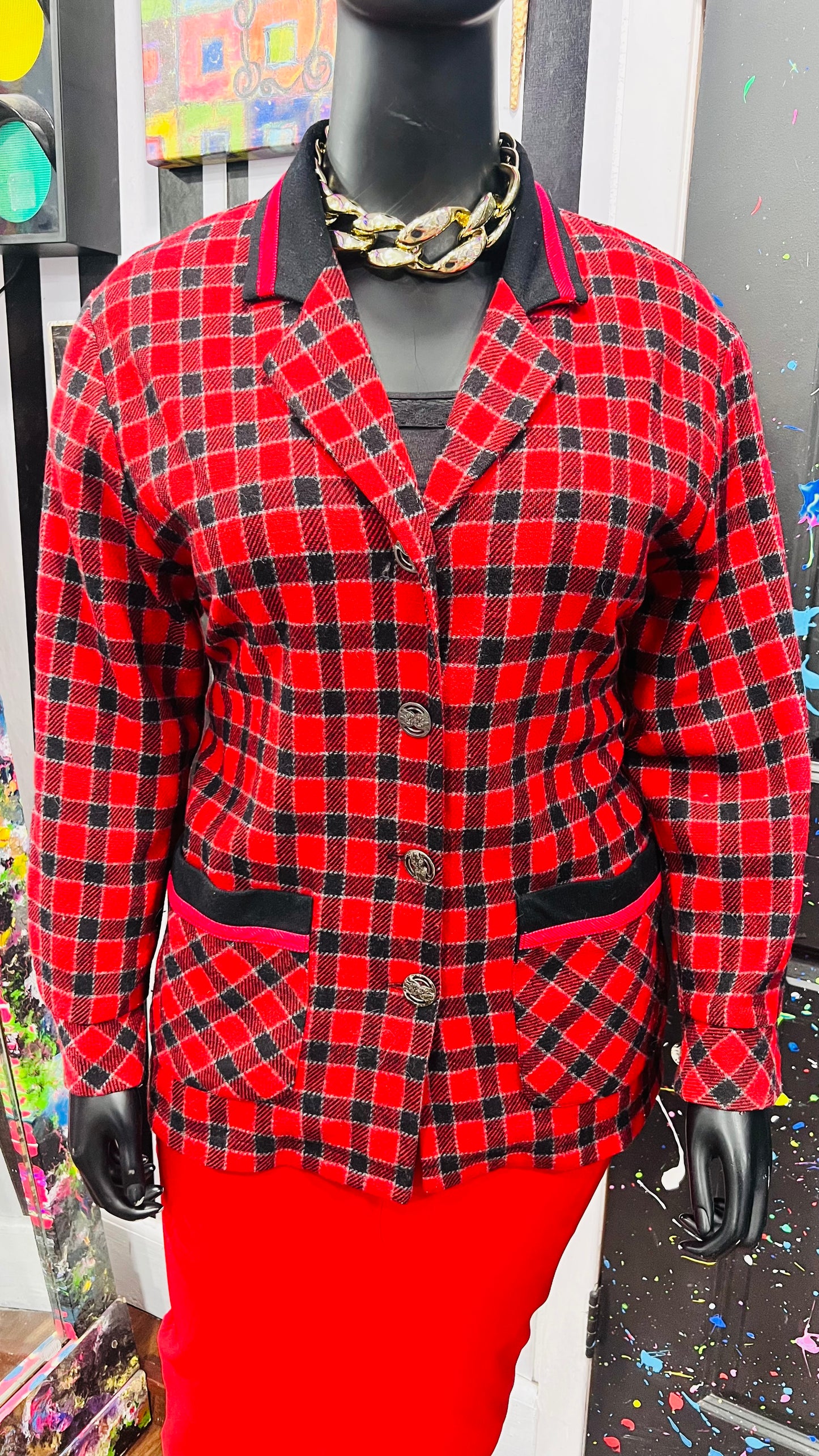 Vintage Wool Blazer - Lined (14)