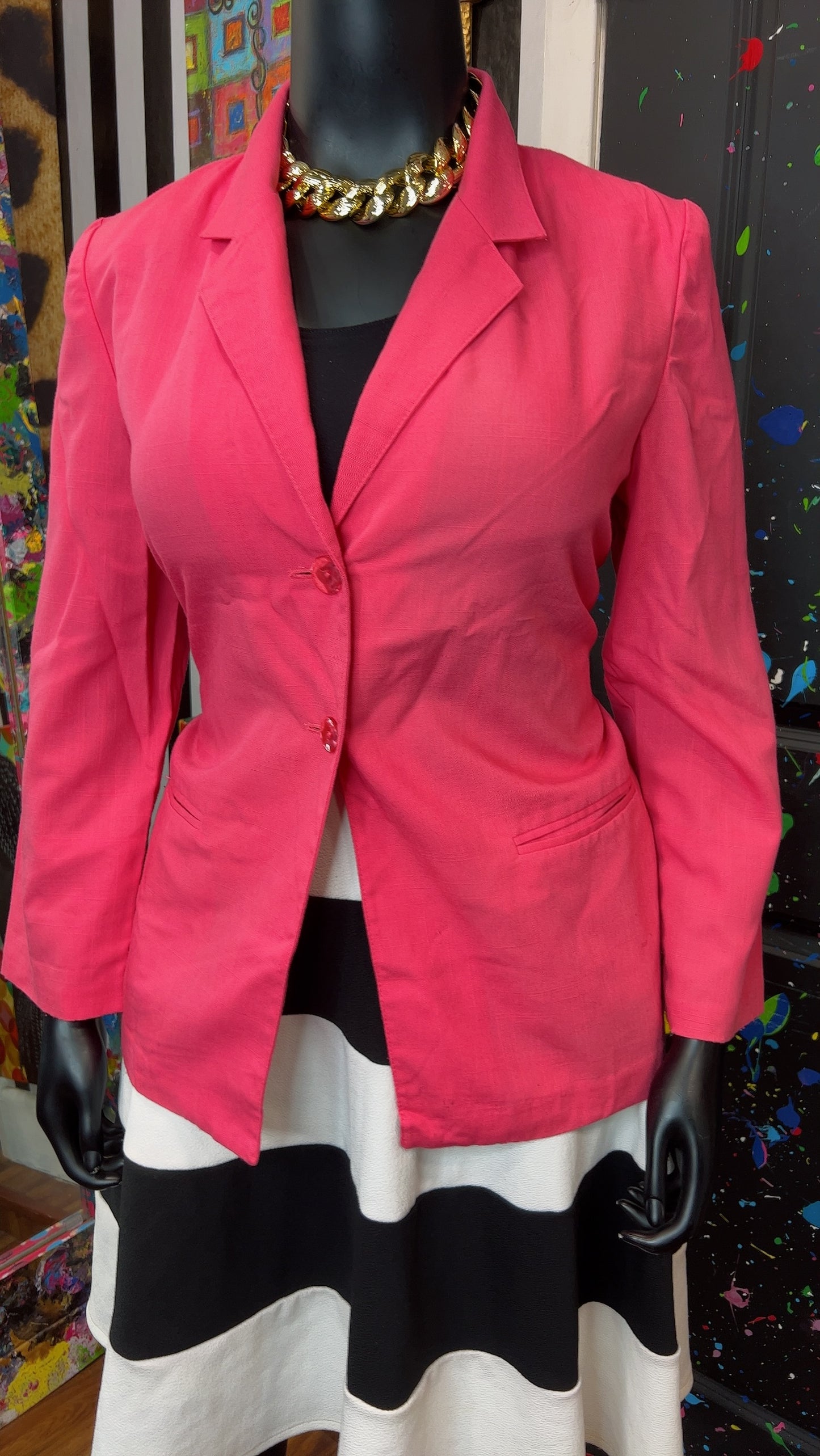 Vintage Pink Blazer (14)