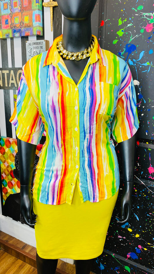 Watercolor Rayon Blouse (22/24)