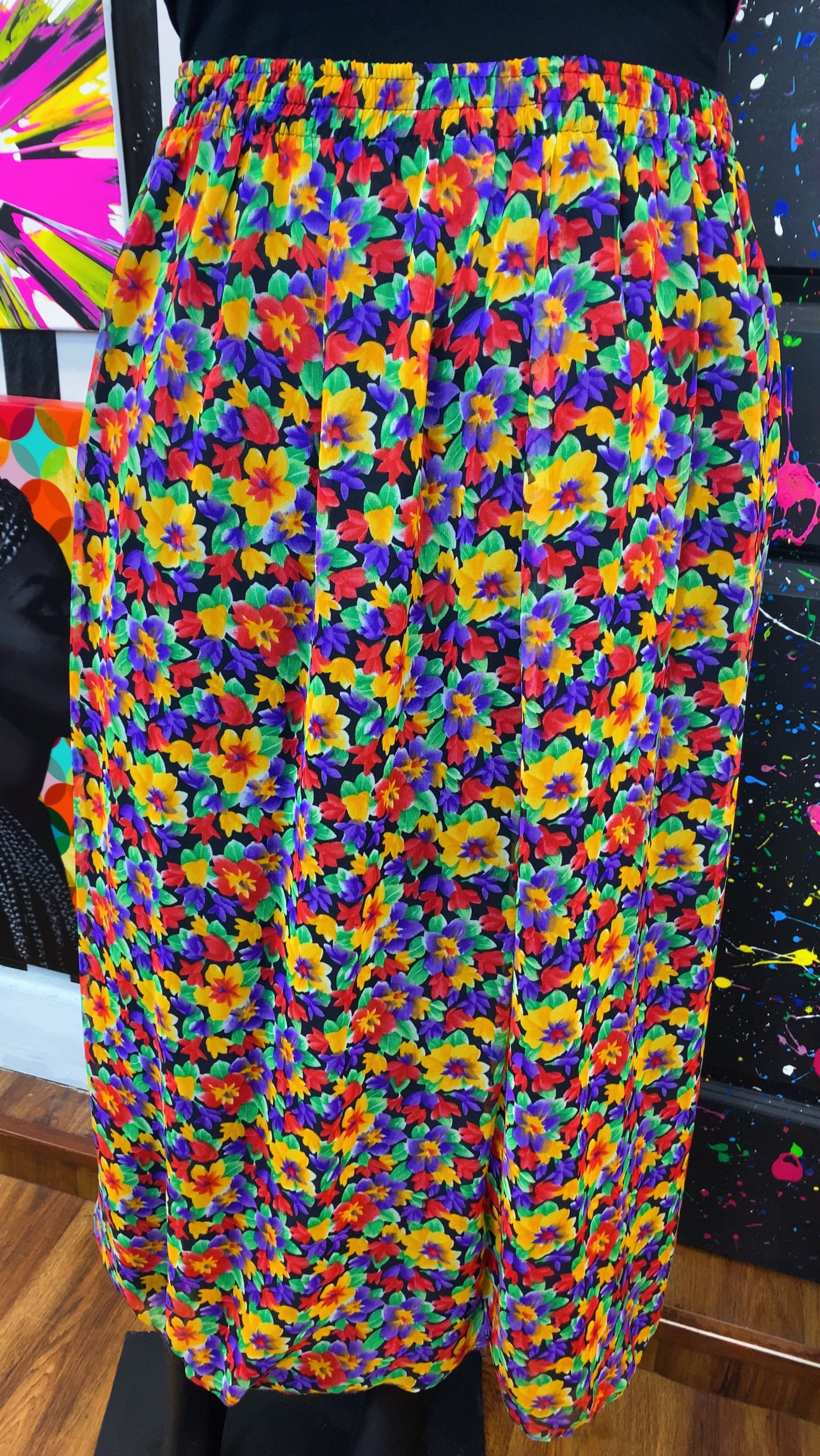 Vintage Floral Skirt (20/22)