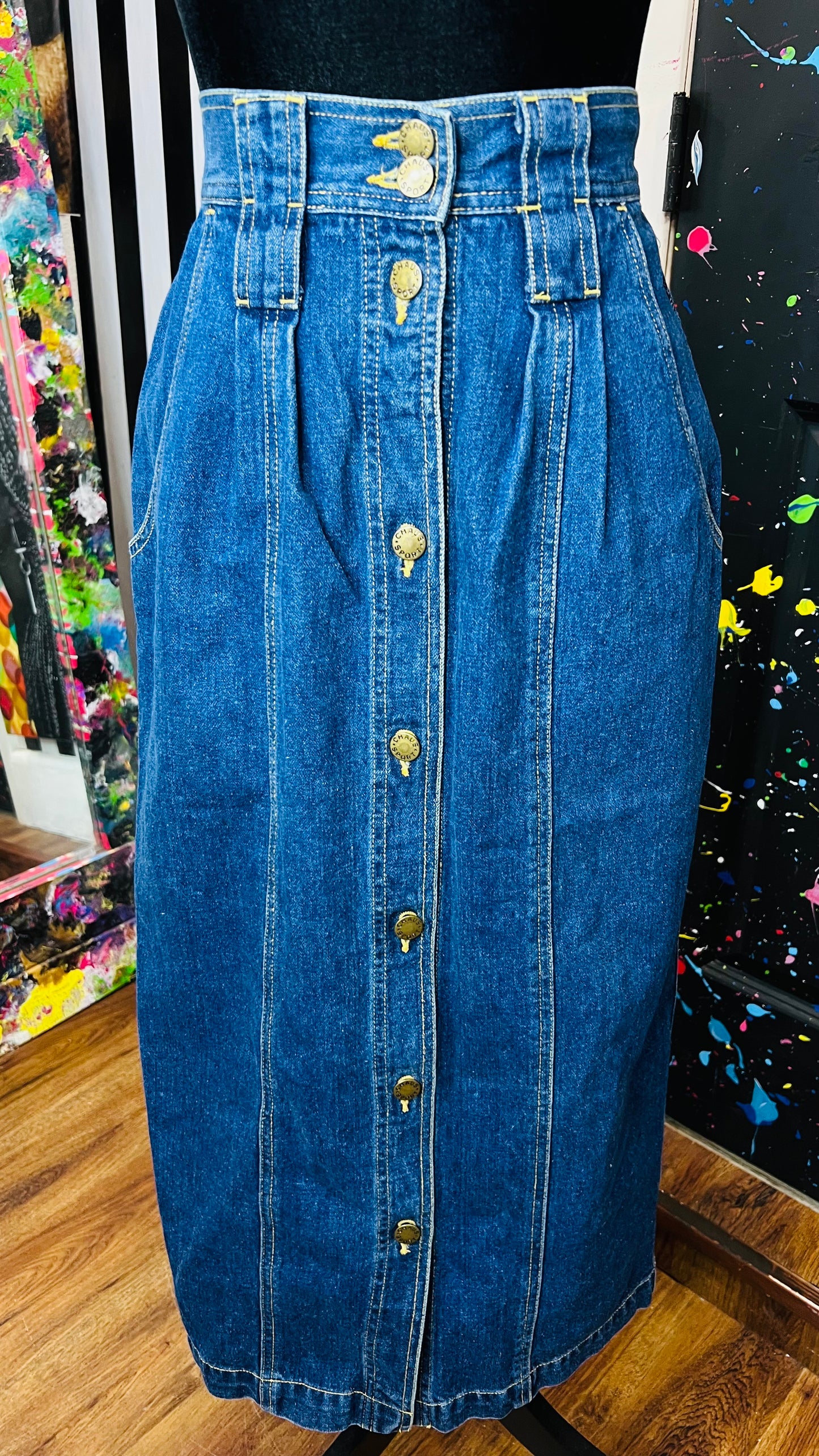 Vintage Denim Skirt (12)