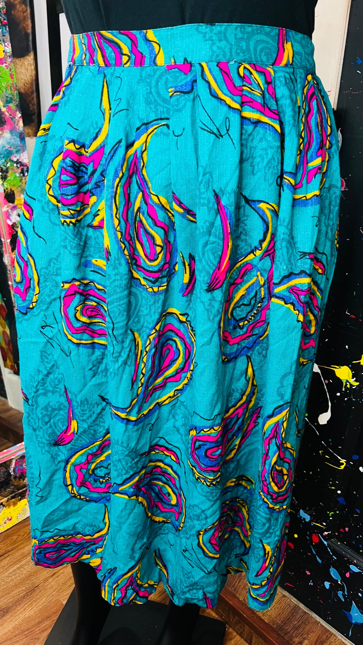 Vintage Abstract Skirt (18)