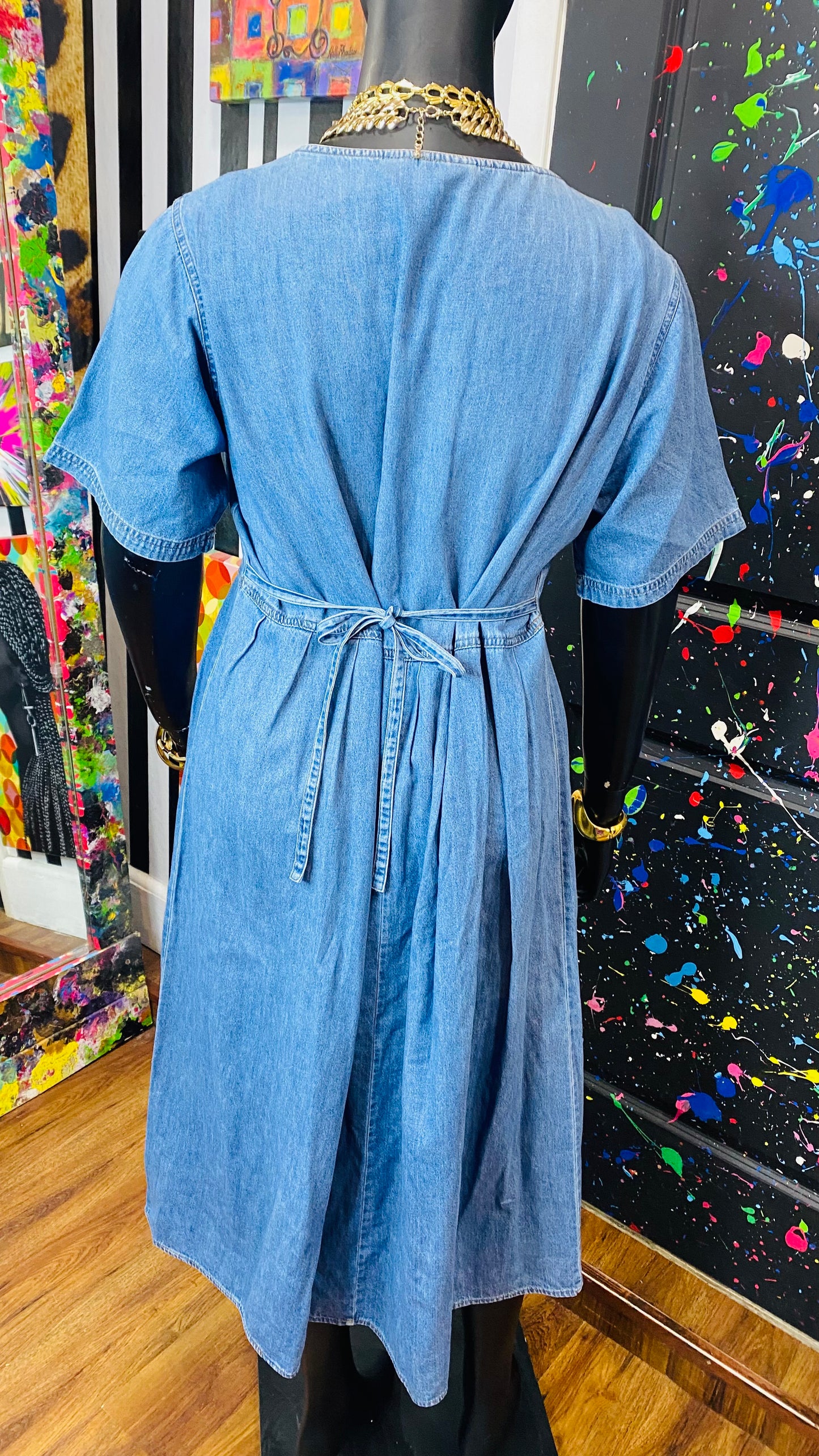 Vintage Denim Dress (18)