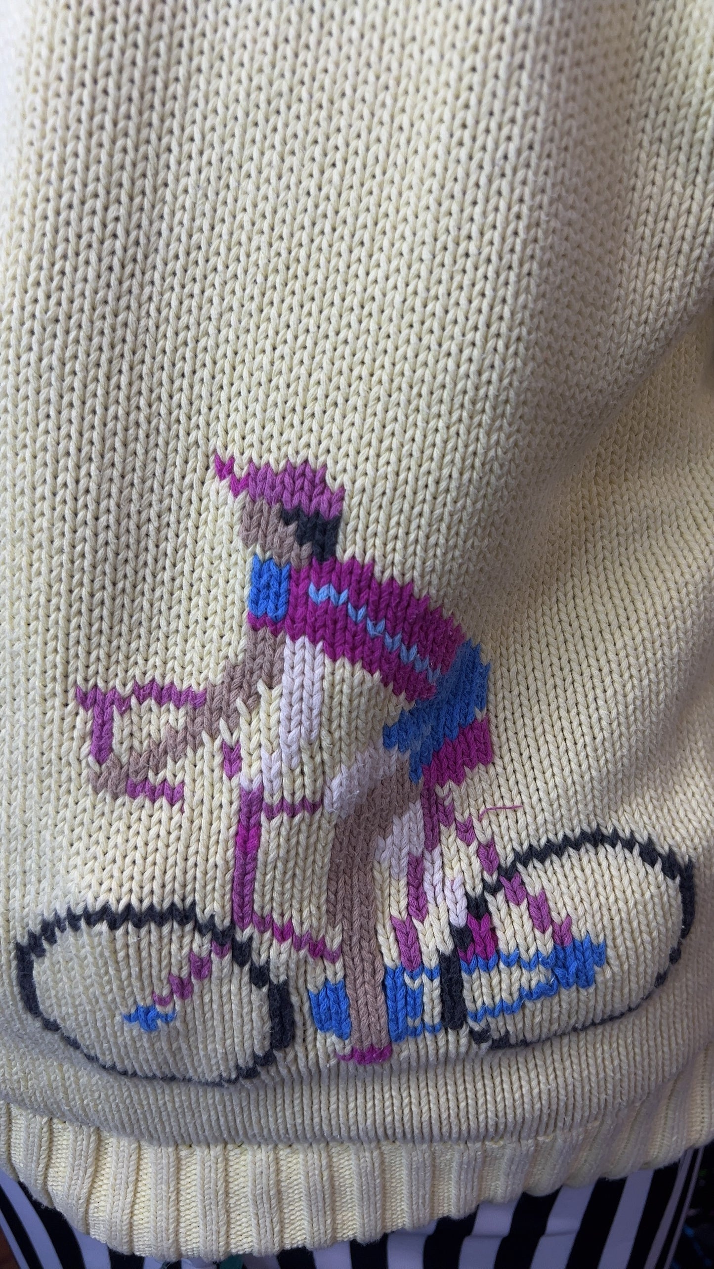 Vintage Knit Bicycle Sweater (16)
