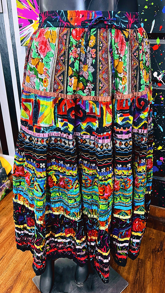 Vintage Patchwork Skirt (16)