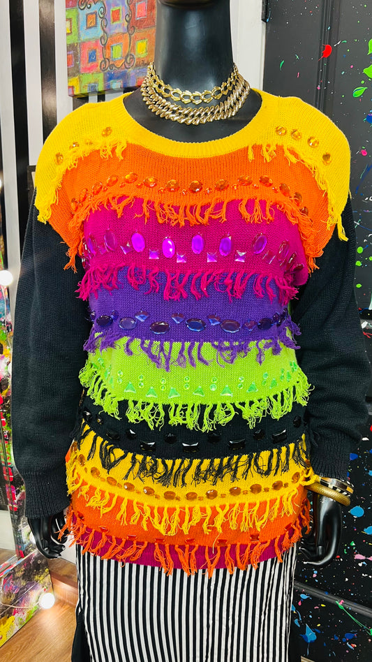 Vintage Shaggy & Jewel Sweater (20)