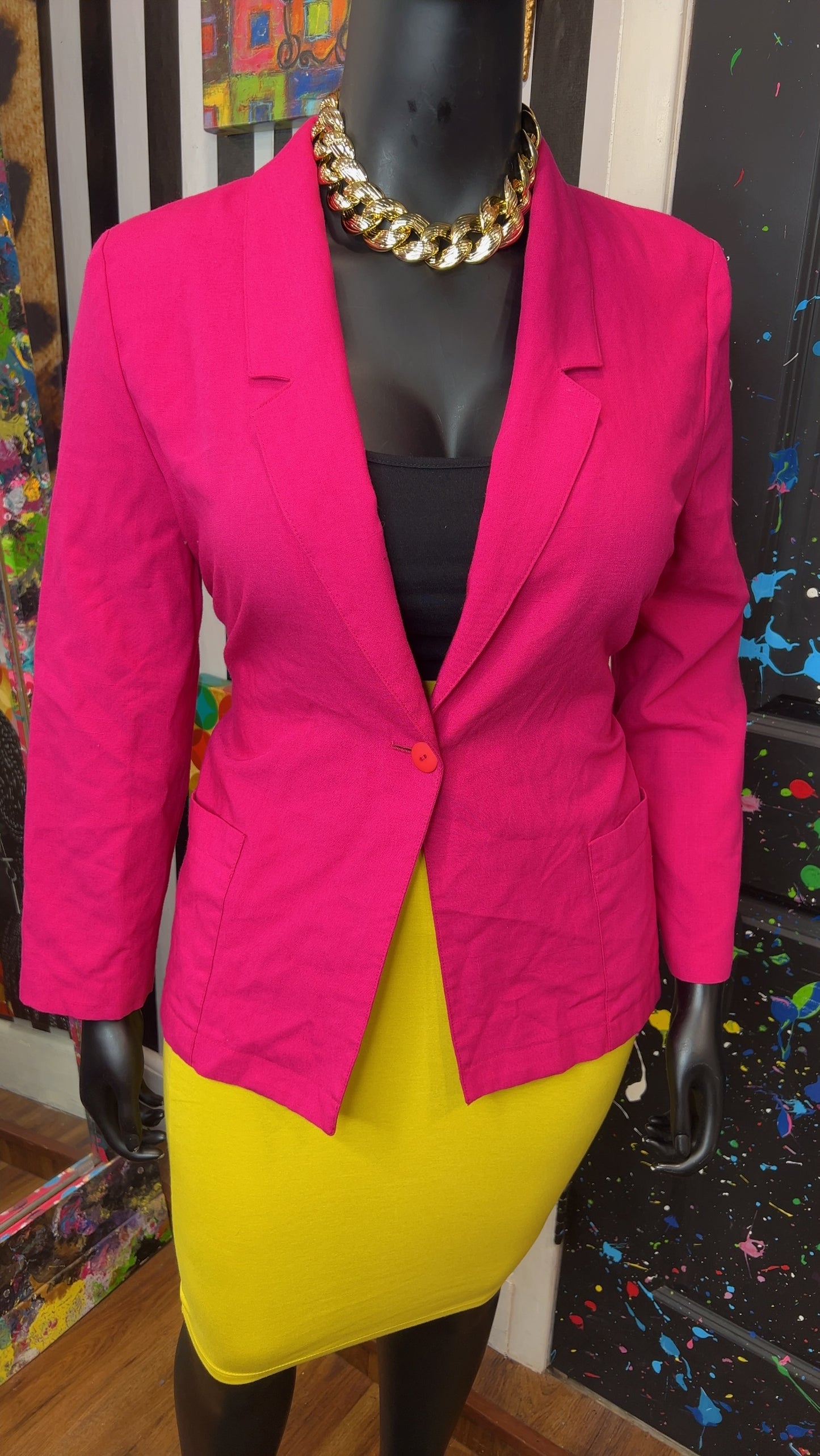 Vintage Pink Blazer (12)