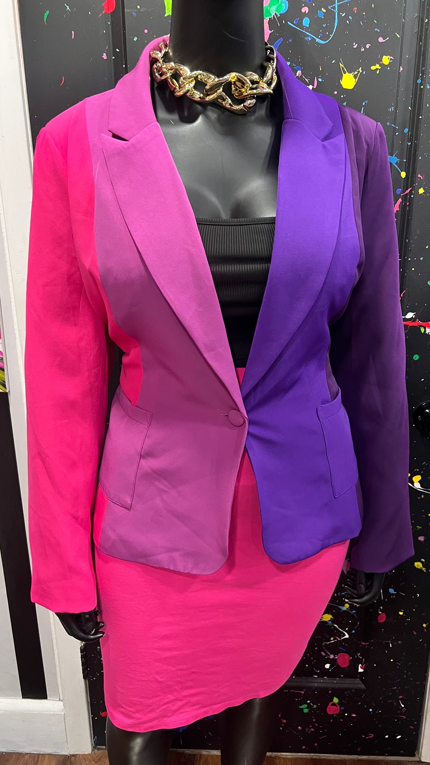 Ombré & Color Block Blazer (18)