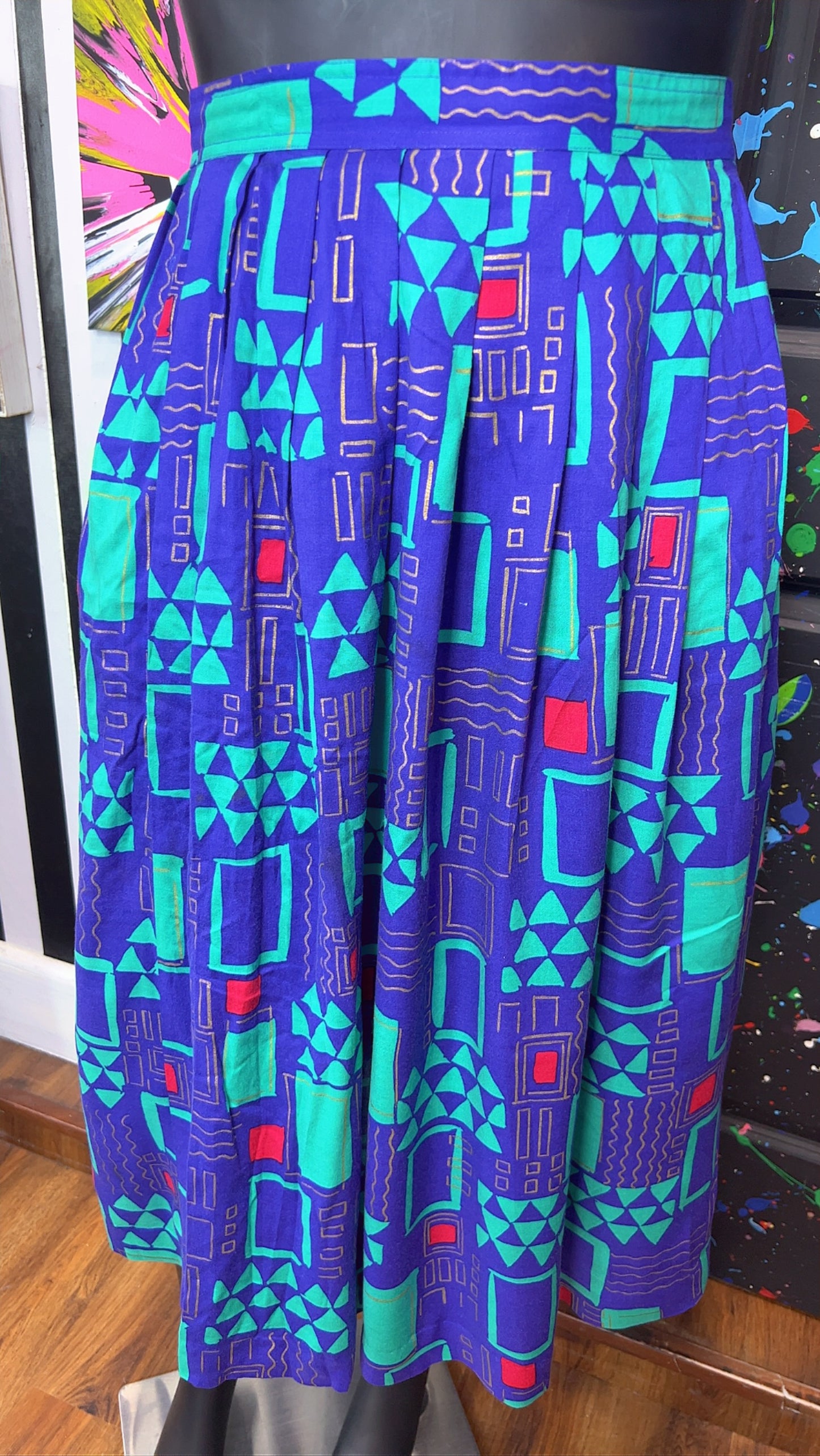 Vintage Abstract Skirt (16)