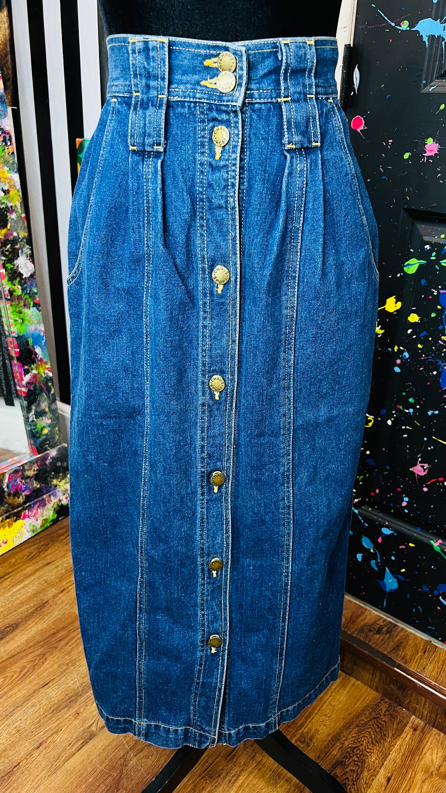 Vintage Denim Skirt (12)