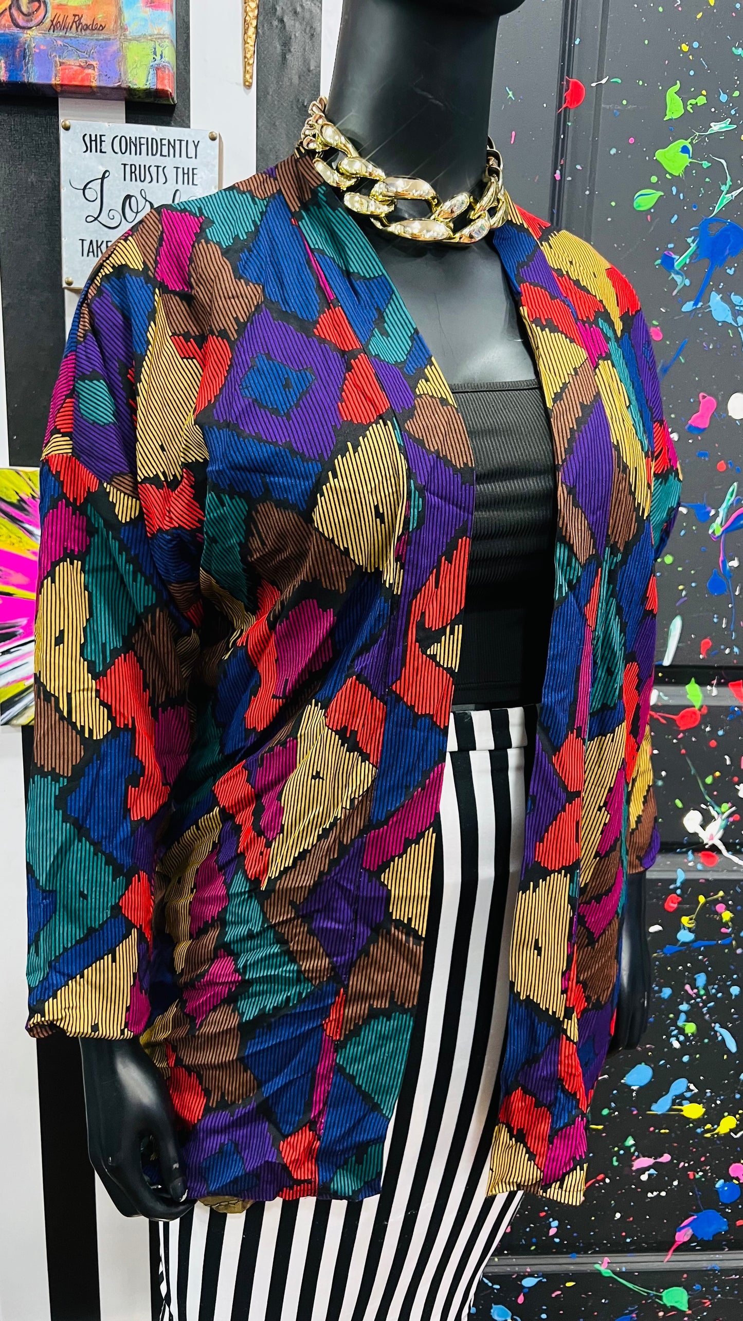 Vintage Abstract Duster (14/16)