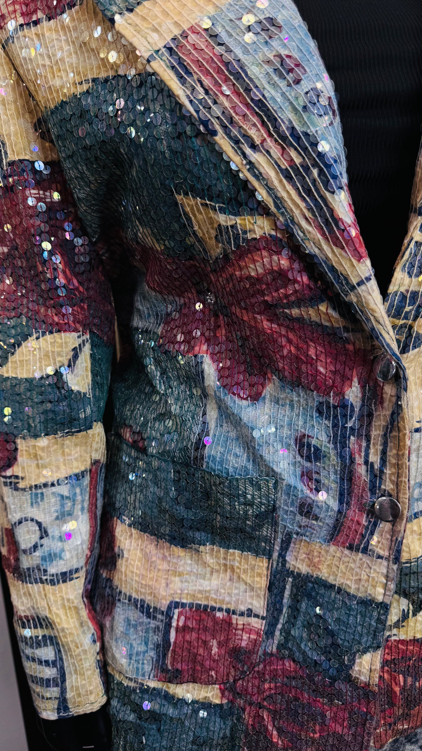 Vintage Sequin Blazer Dead Stock- New w/ Tags Blazer (20)