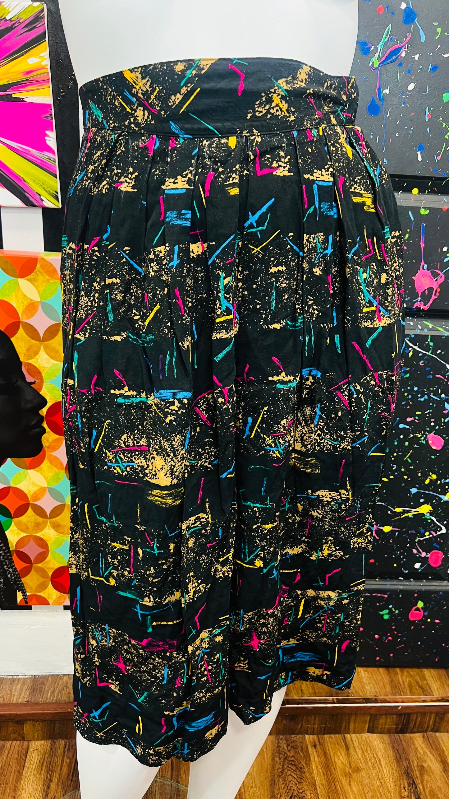 Vintage 90s Abstract Skirt (18/20)