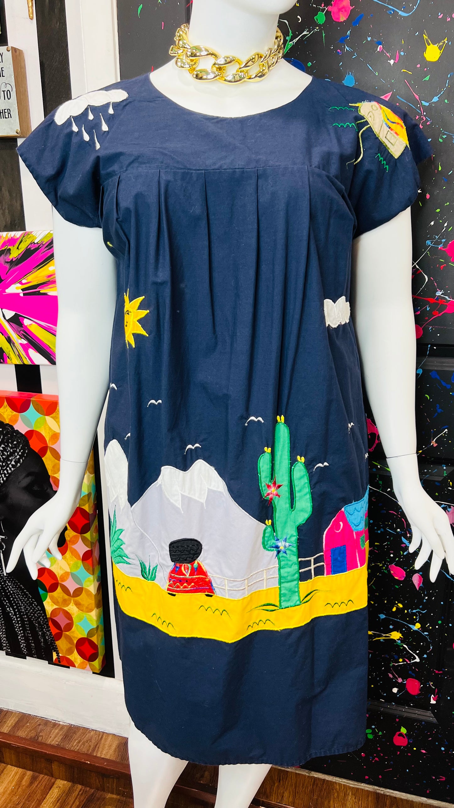 Vintage Novelty House Dress (16)