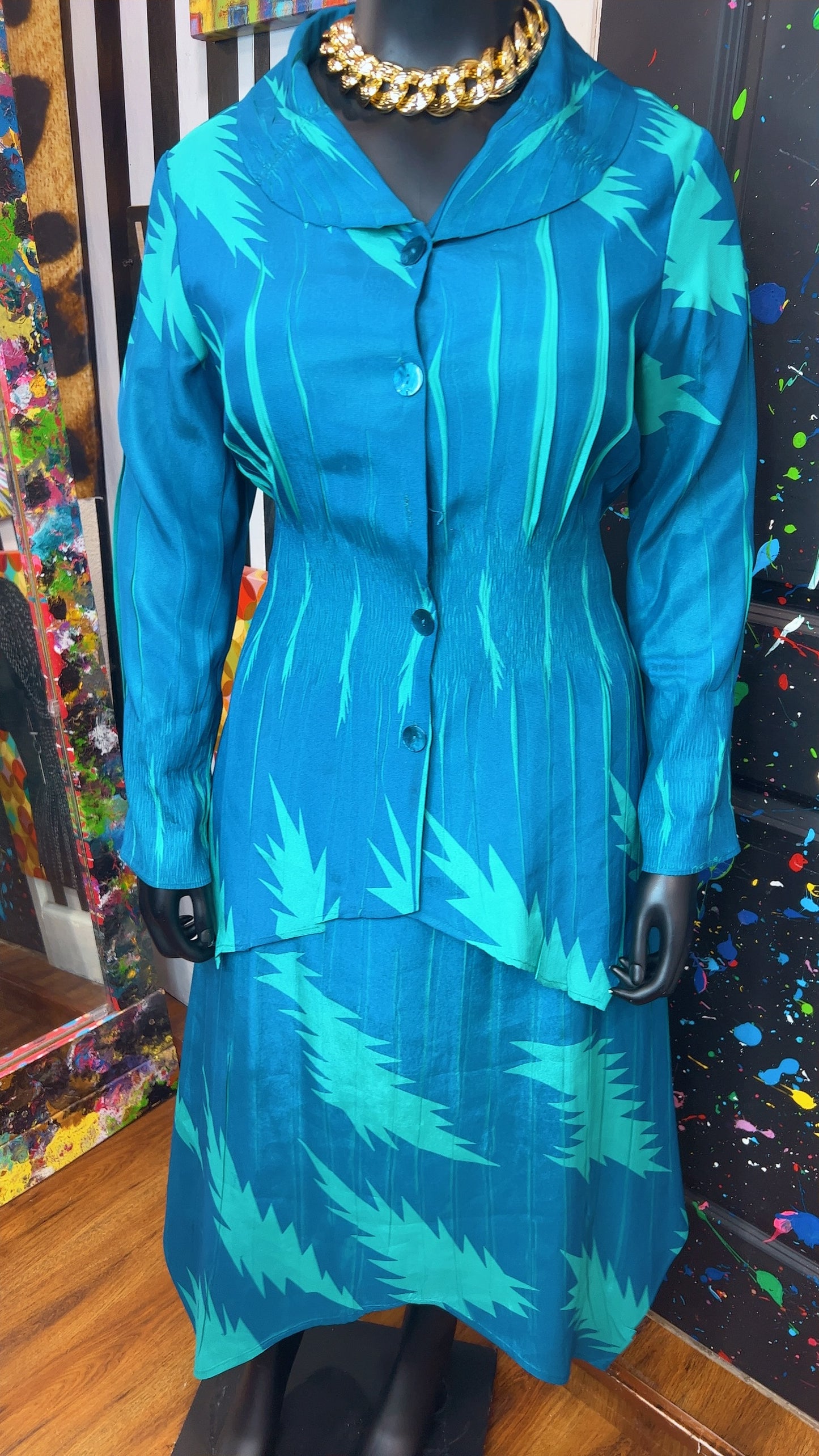 Vintage Blue Mermaid Set Set (18)