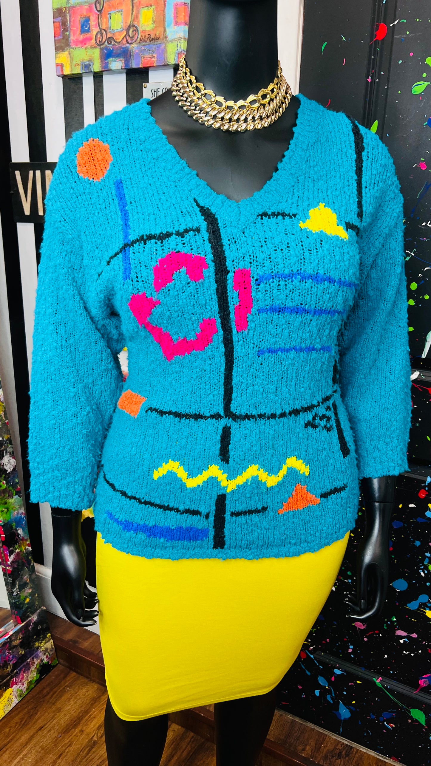 Vintage Knit Sweater 80’s (20/22)