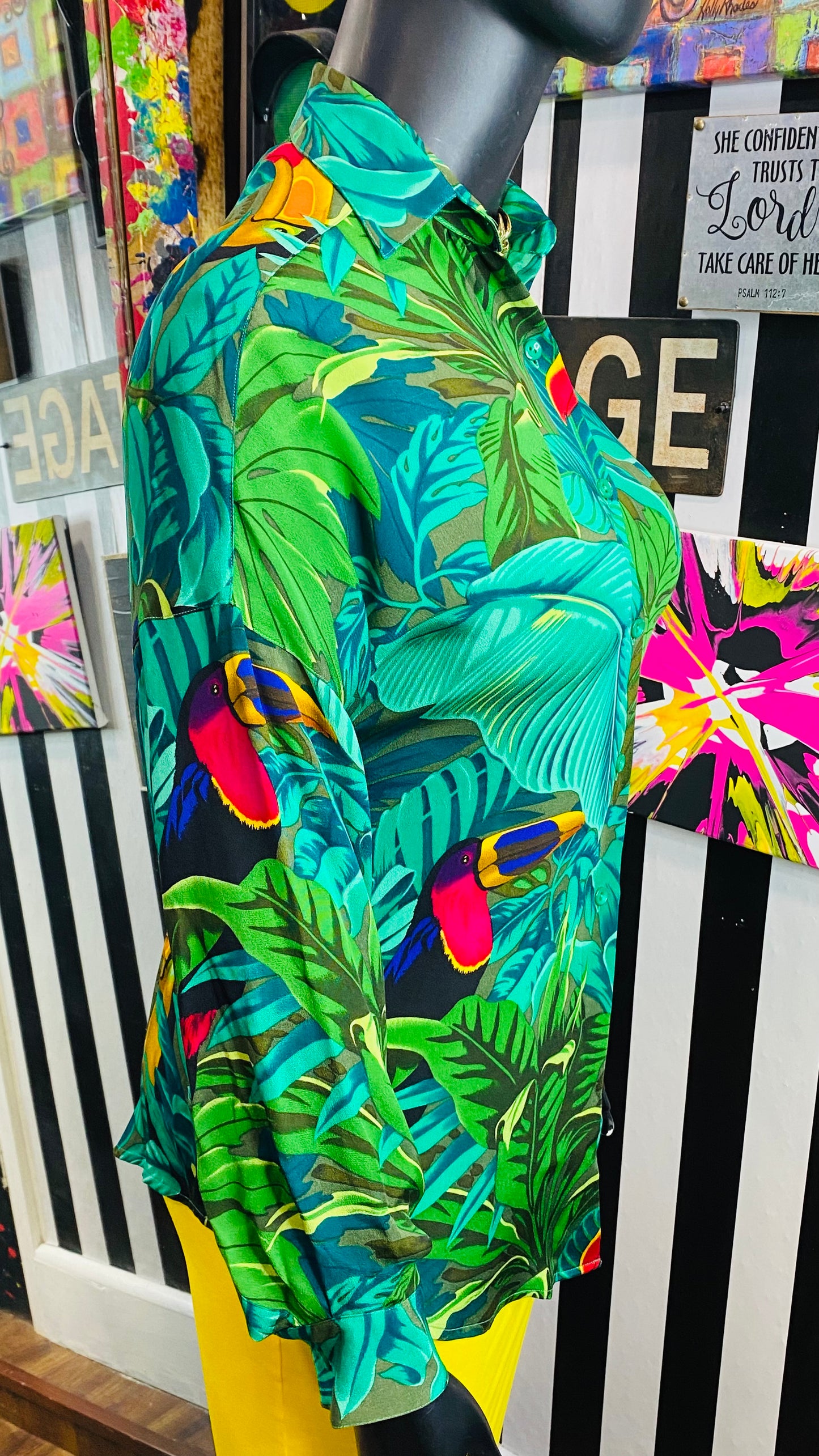 Vintage Silk Ellen Tracey Blouse (20)