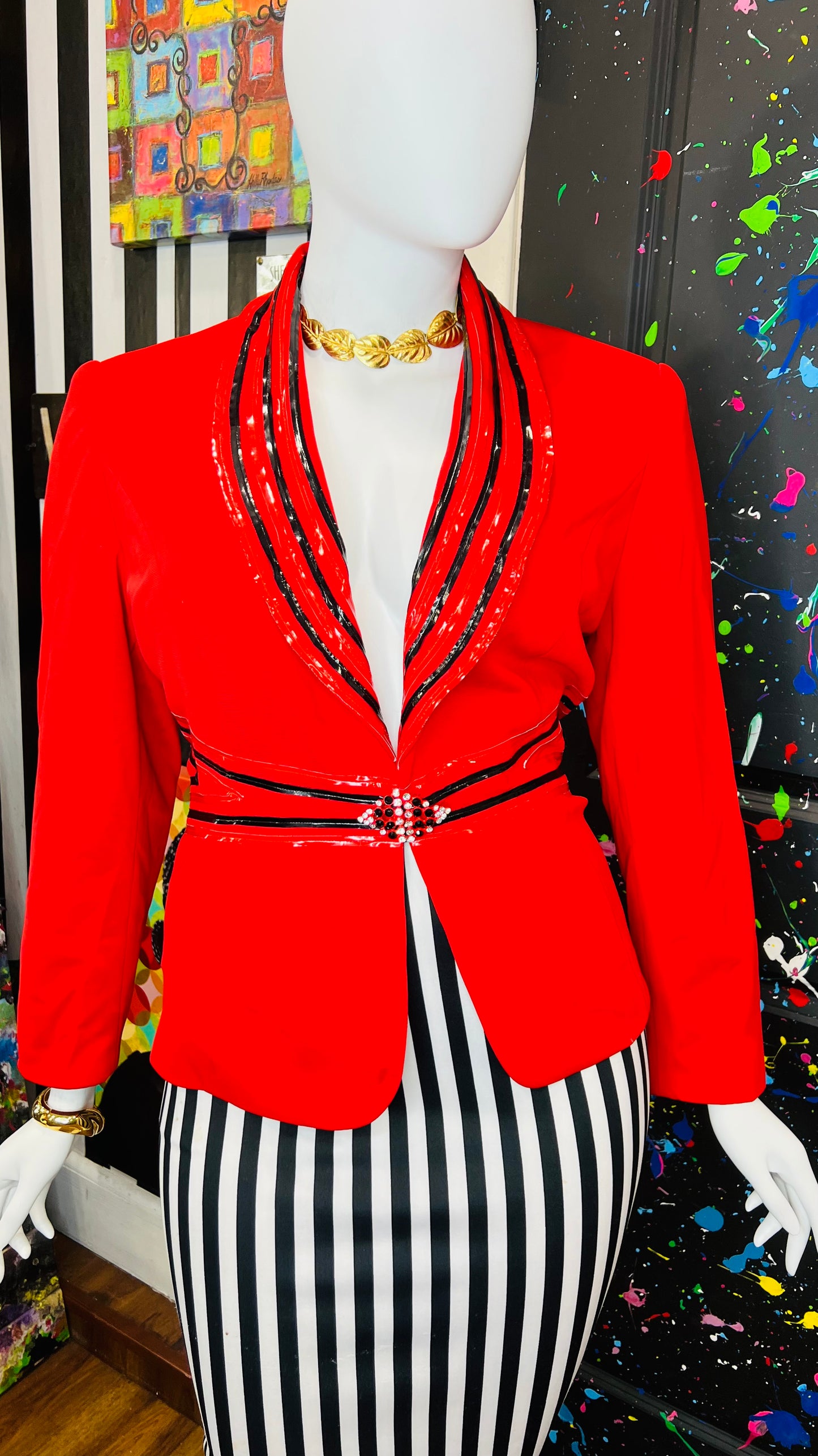 Striped Couture Blazer (22)