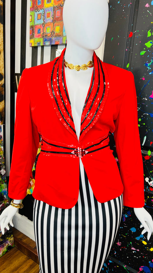 Striped Couture Blazer (22)