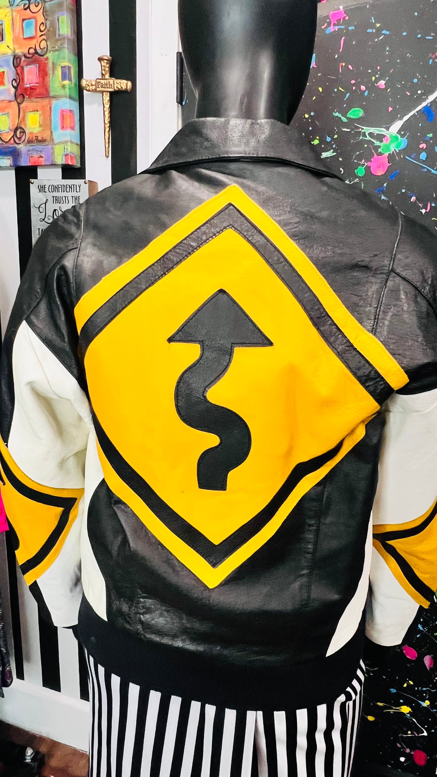 Vintage Genuine Leather Winding Road Jacket (14/16) *KC