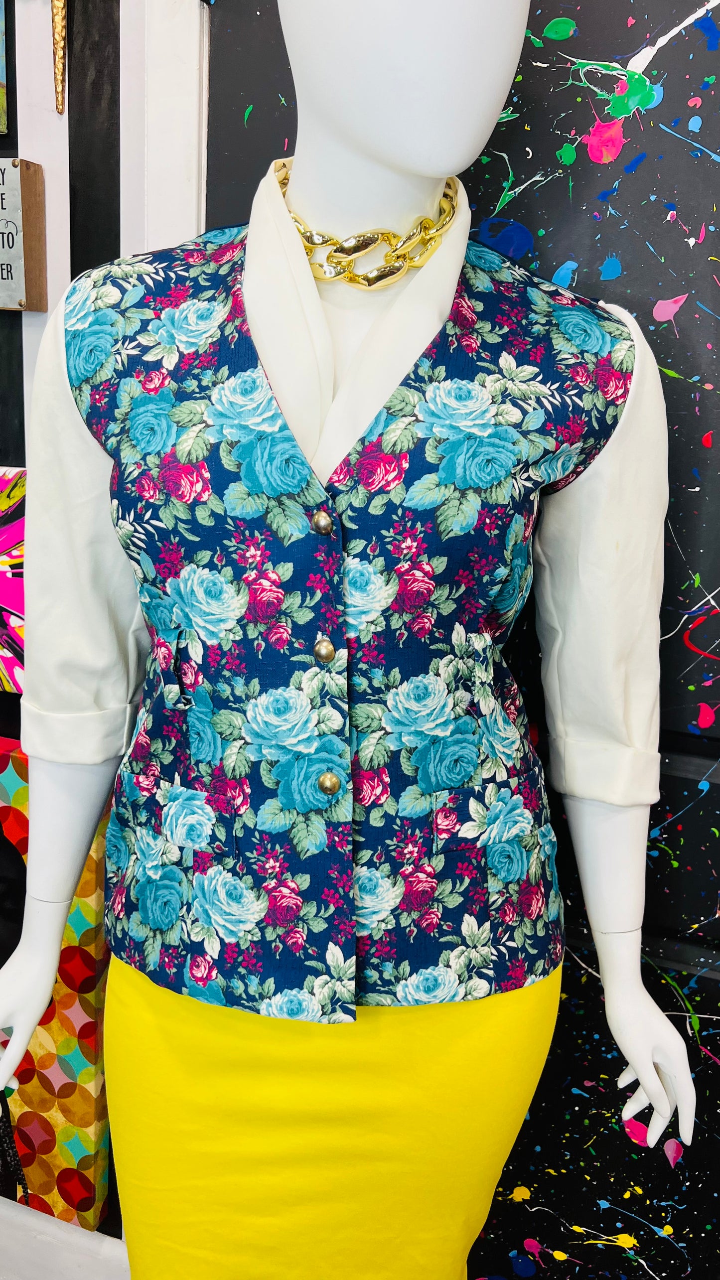 Vintage Floral Blouse (14)
