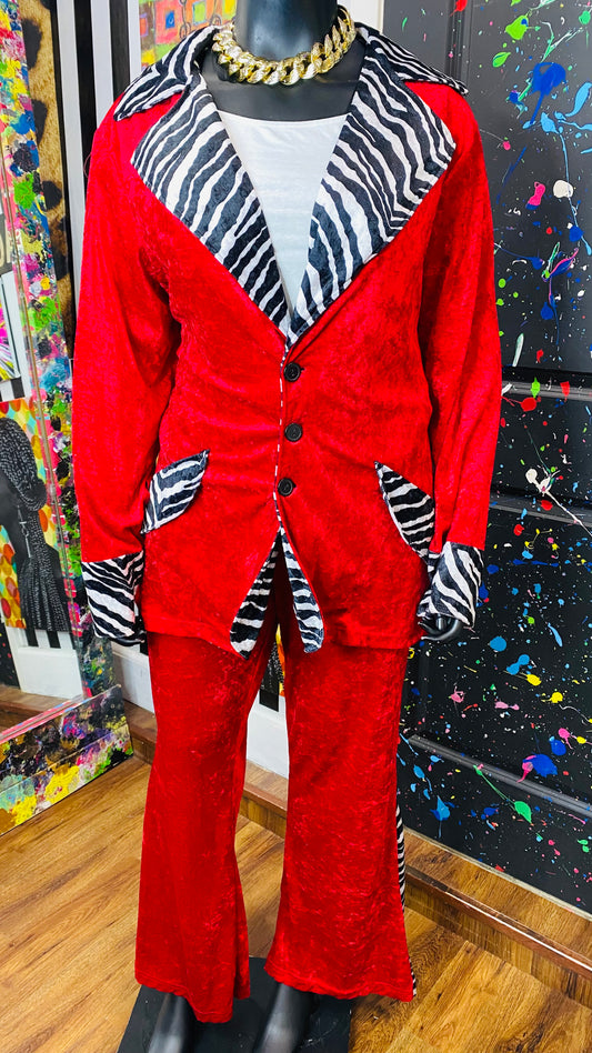 Red & Zebra Pants Set (22)