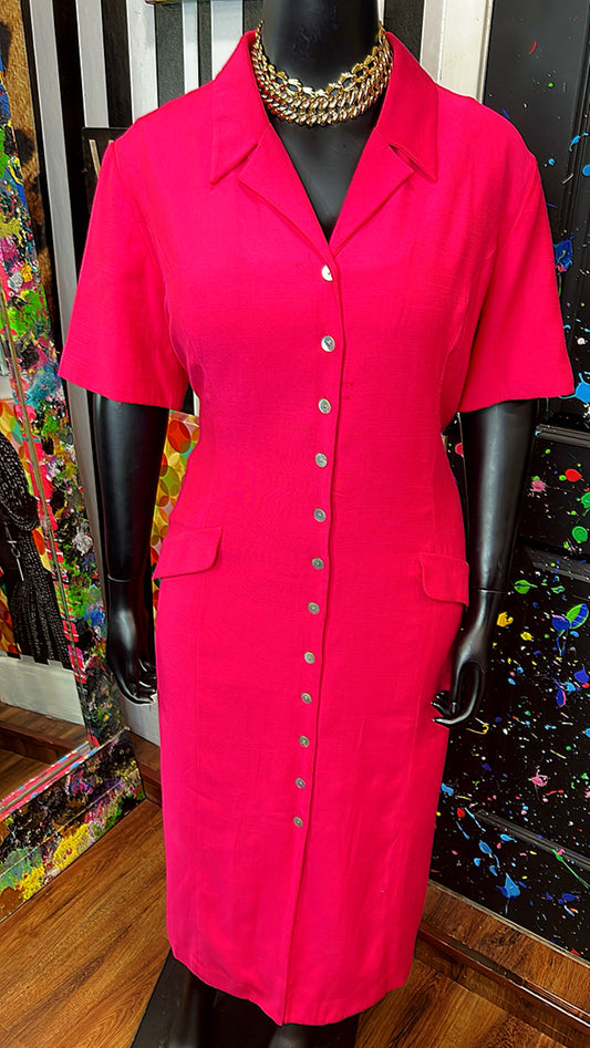 Vintage Pink Dress (22W)