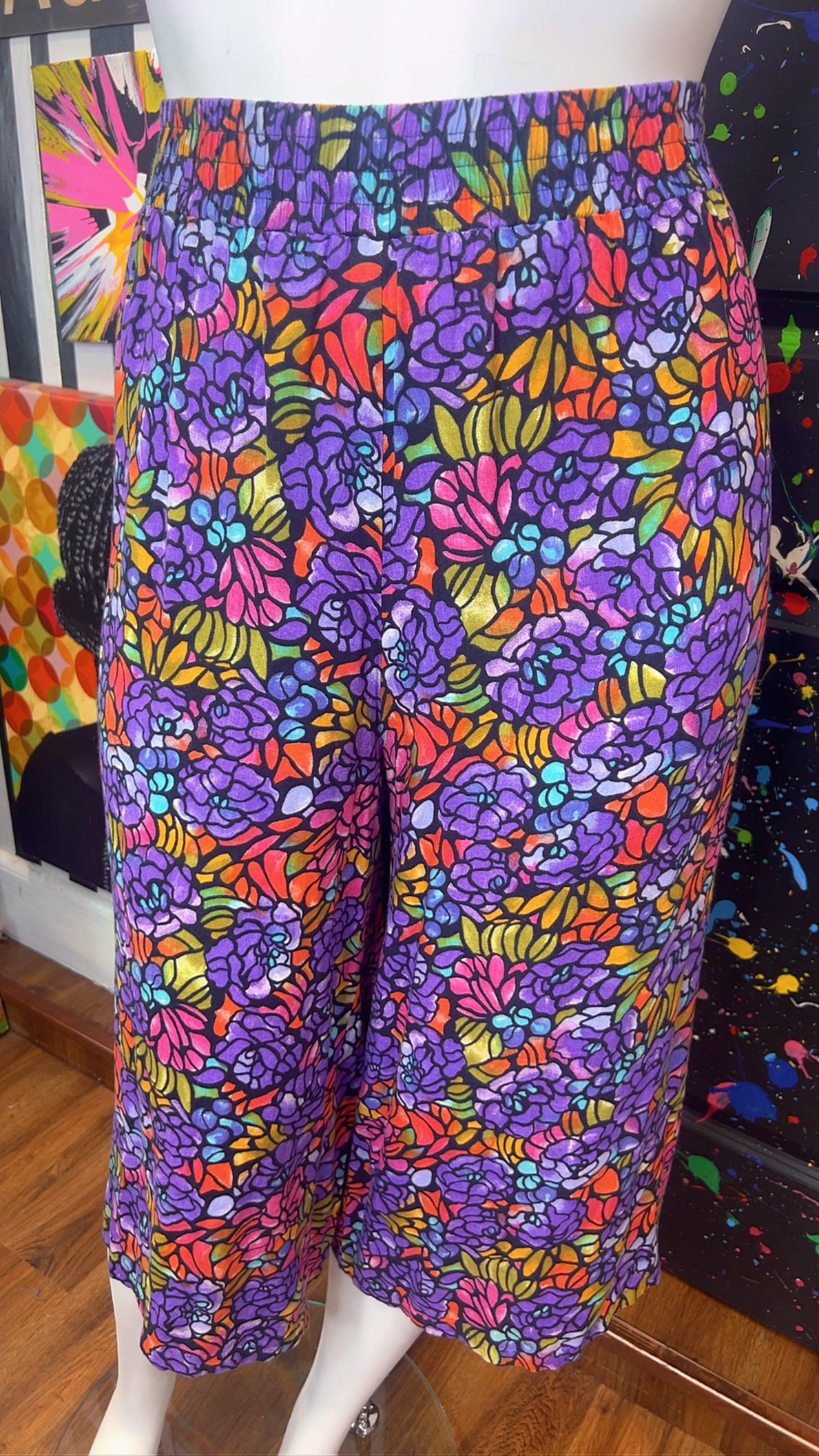 Vintage Floral Gauchos (20W)