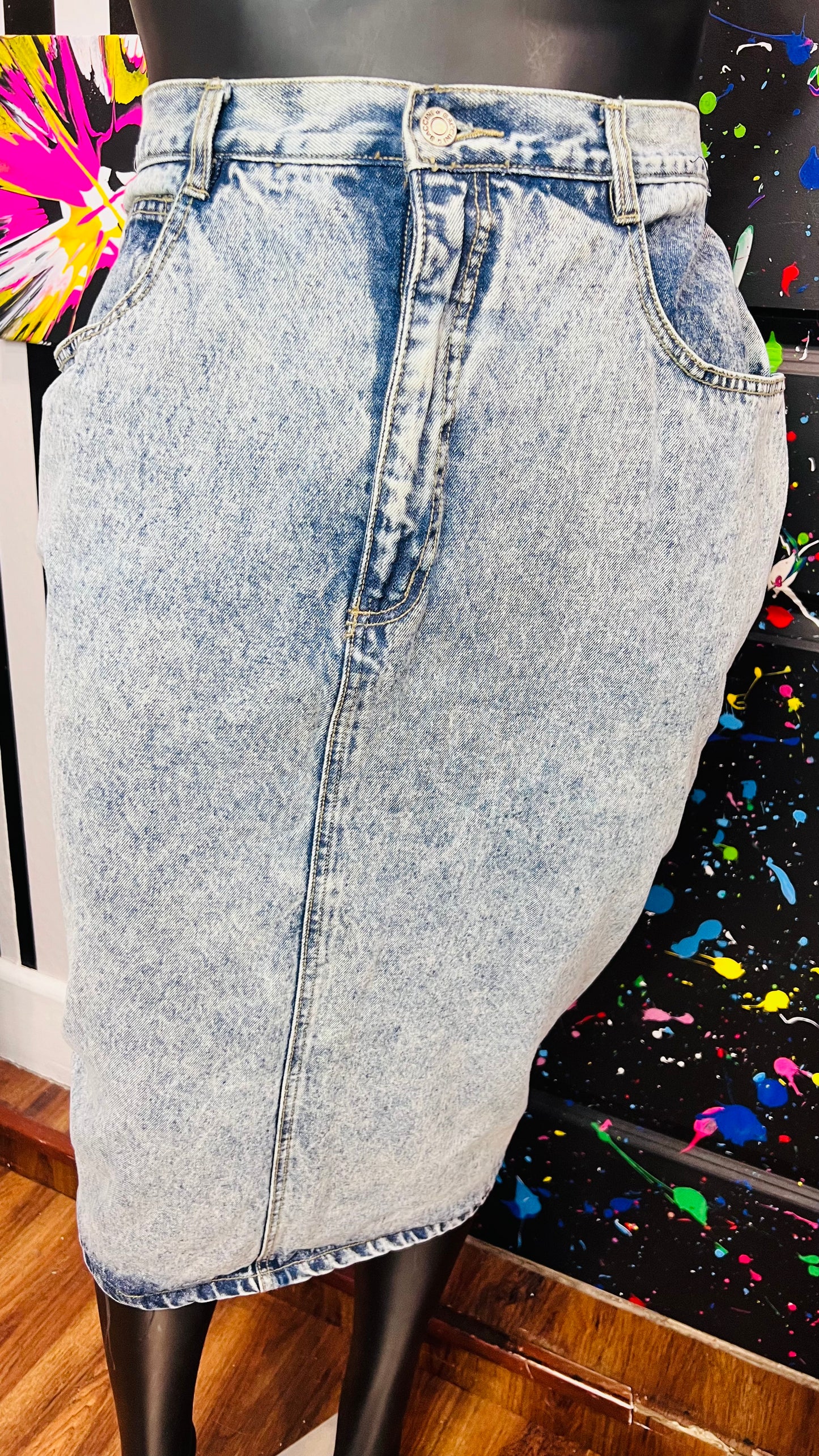 Vintage Denim Skirt (20)