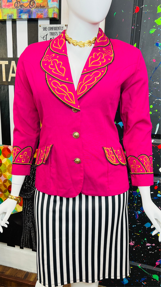 Vintage Pink 90’s Blazer (14)