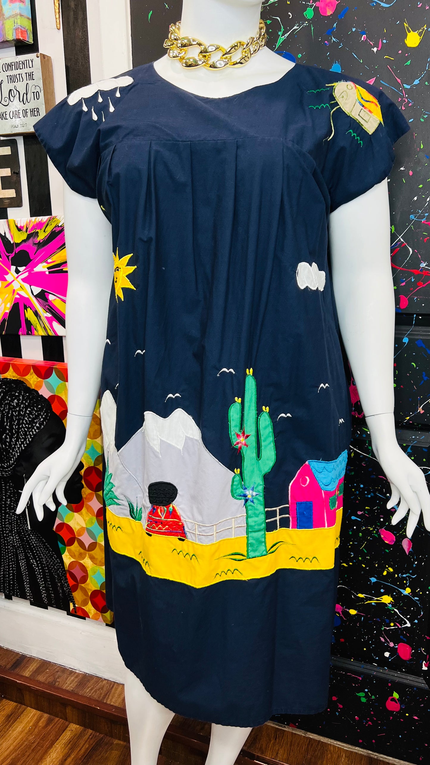 Vintage Novelty House Dress (16)