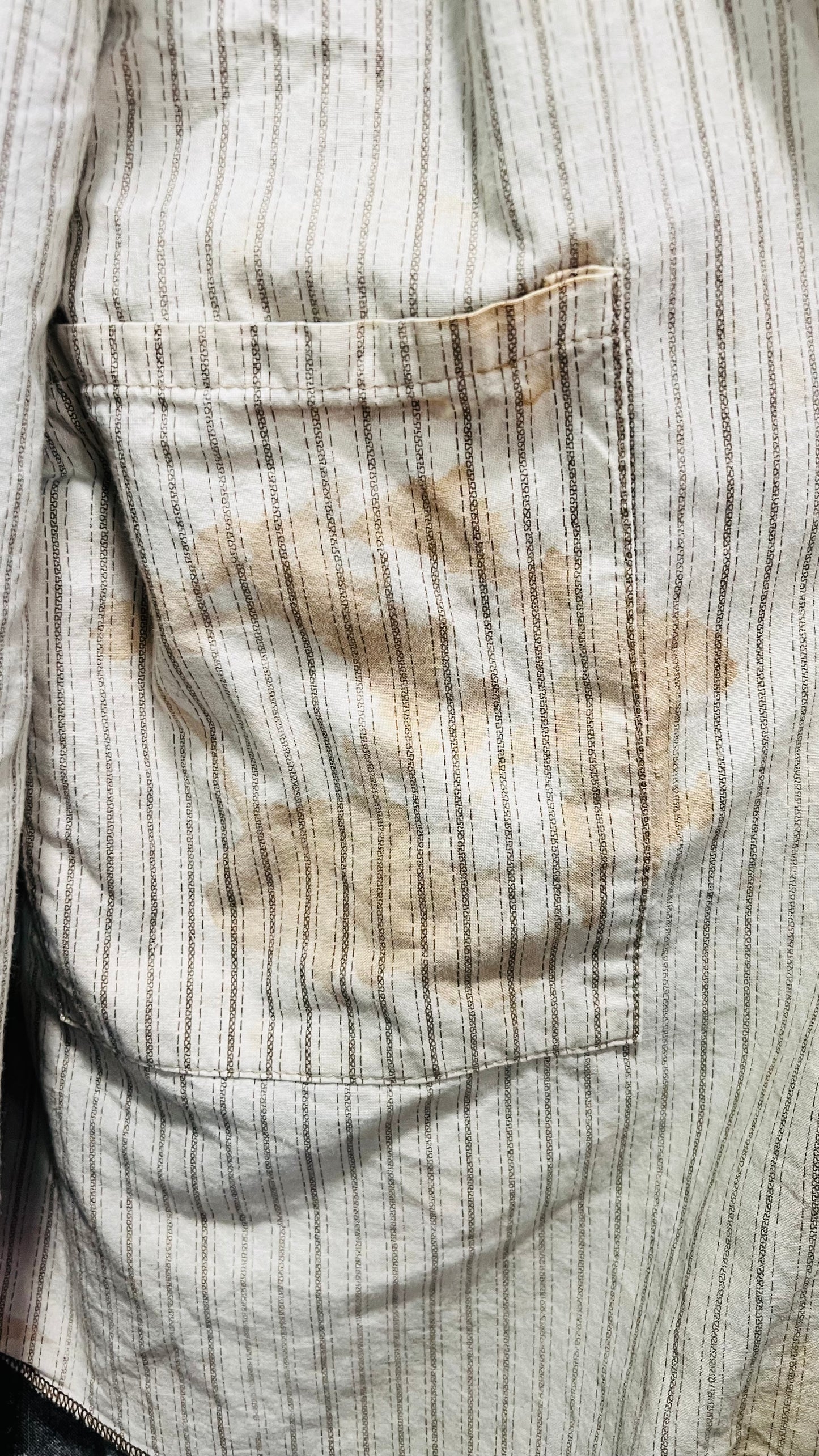 Vintage Denim Distressed Trench Coat (18)