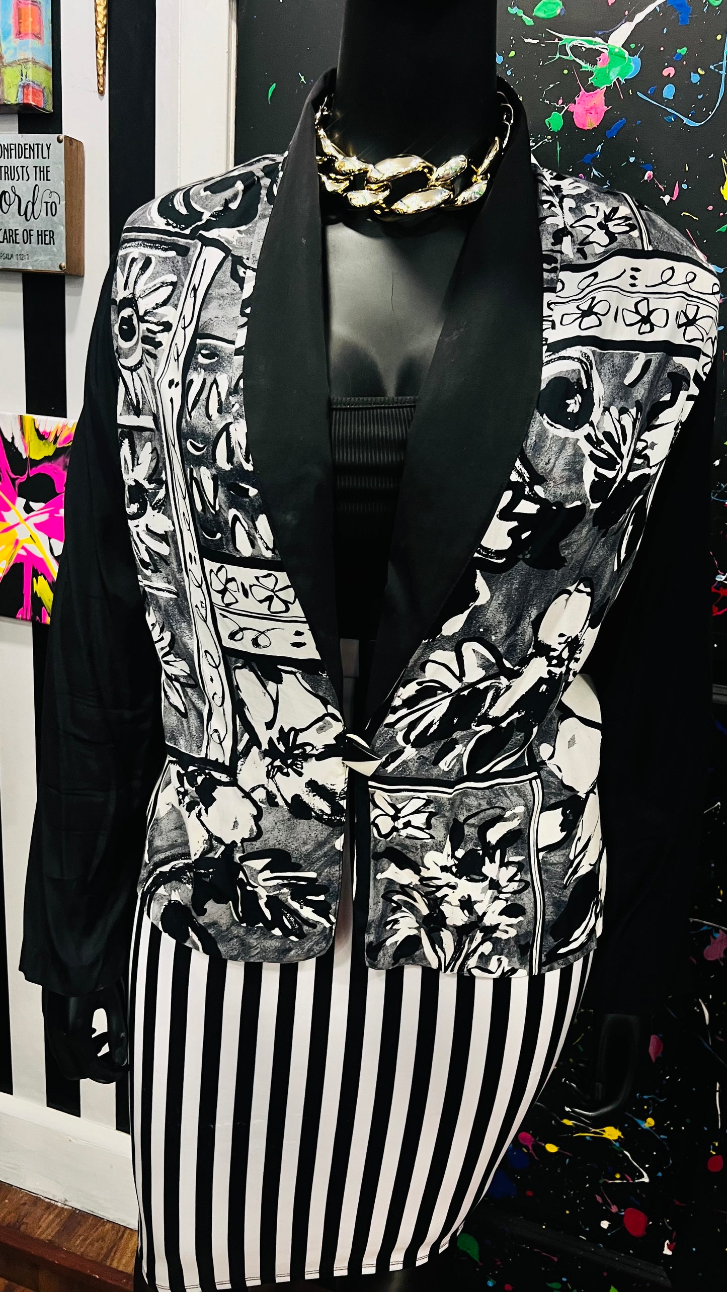 Vintage Rayon Blouse (24W)