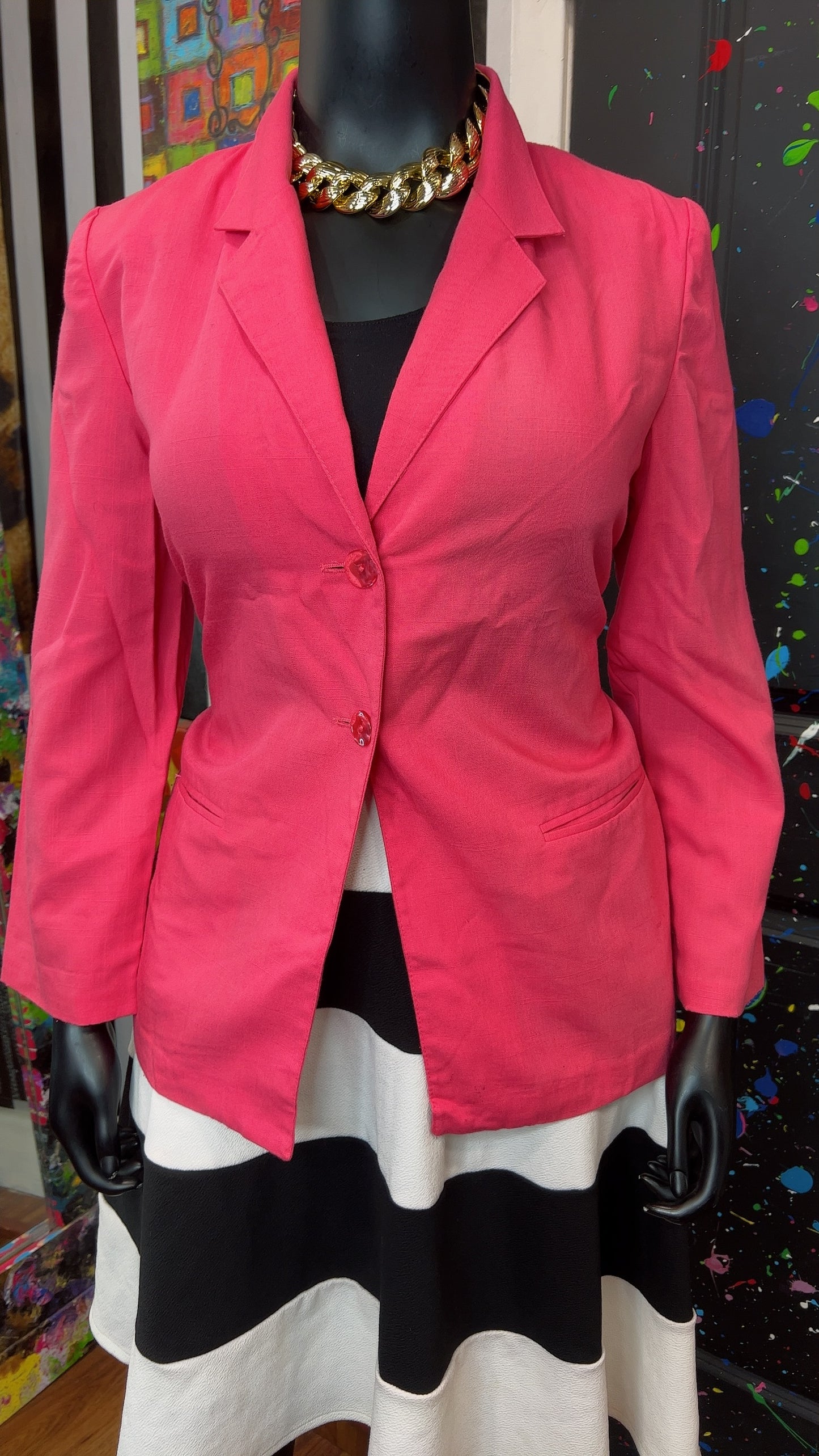 Vintage Pink Blazer (14)