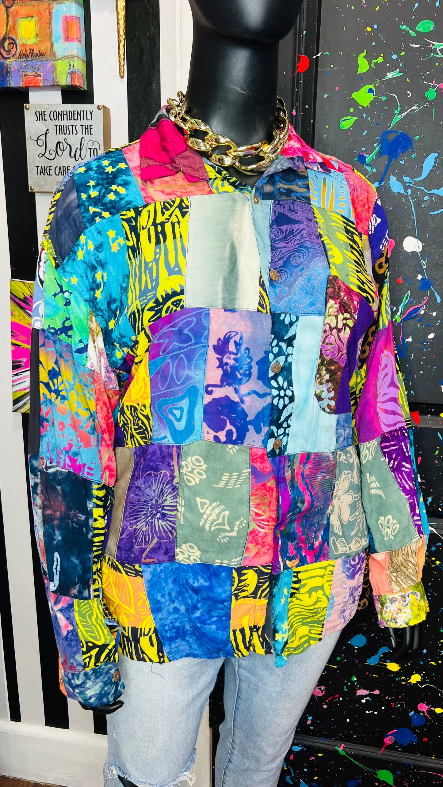 Vintage Patchwork Blouse (18/20) *KC