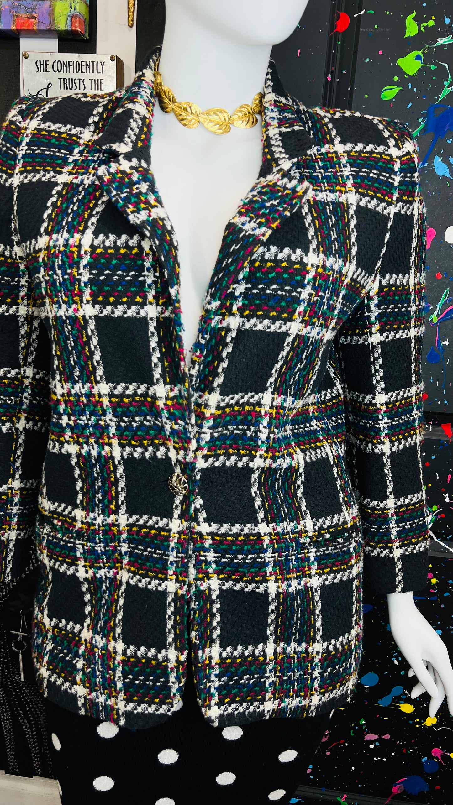 Vintage Plaid Blazer (16)