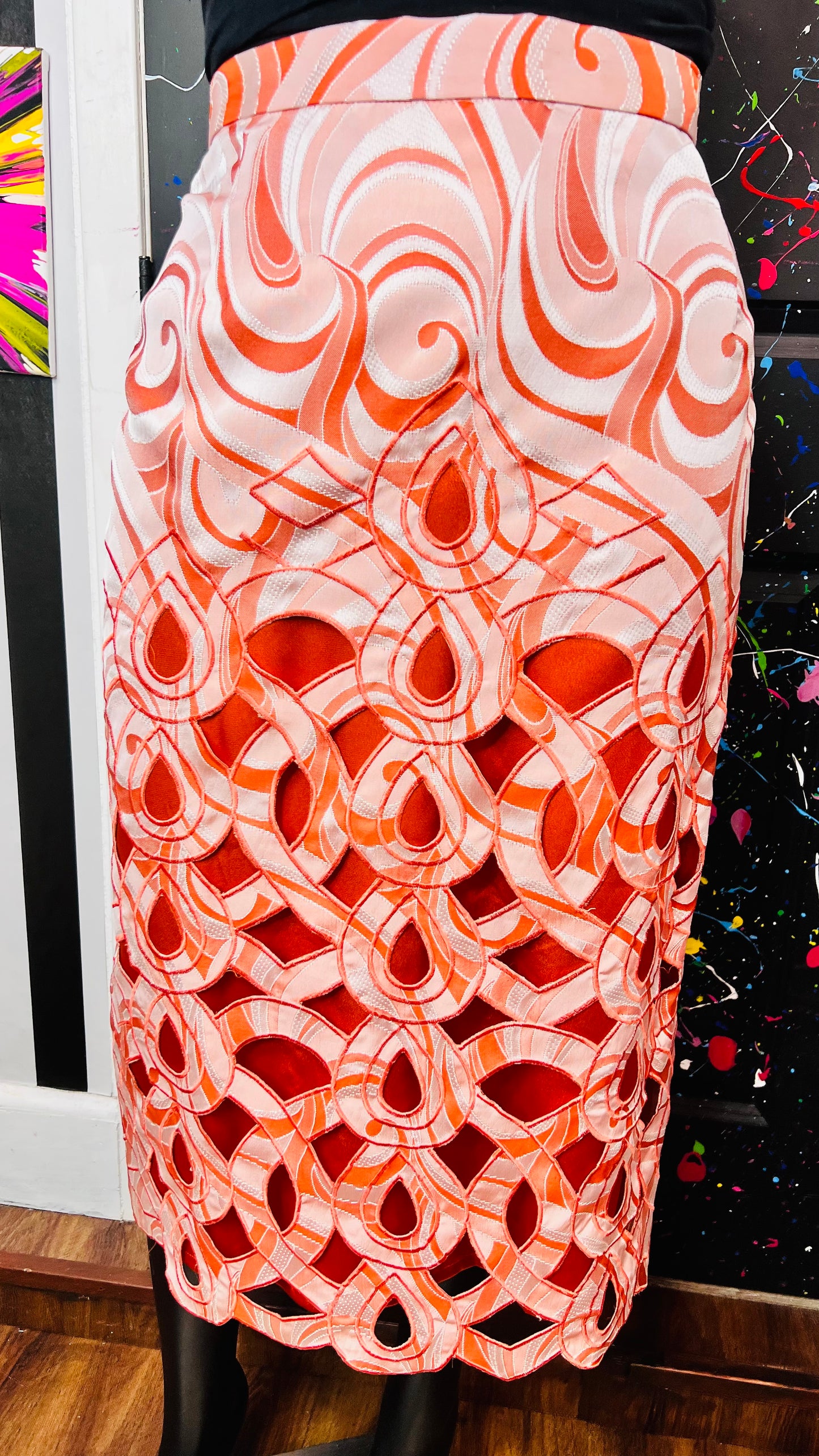 Vintage Abstract Skirt Suit (20)