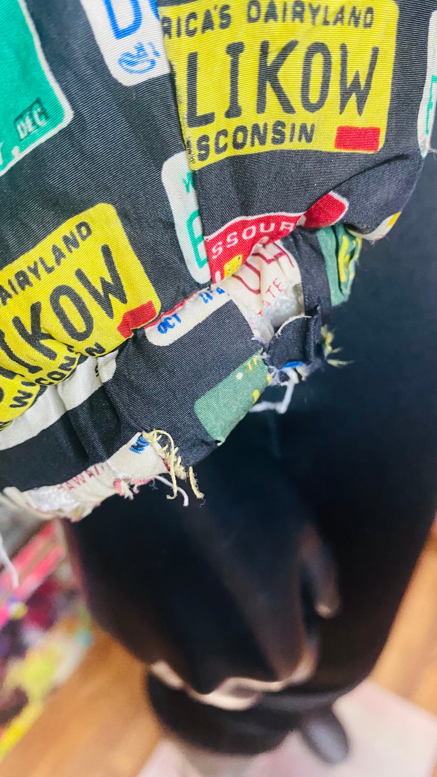 Vintage Silk & Genuine Leather Tags Jacket (16)