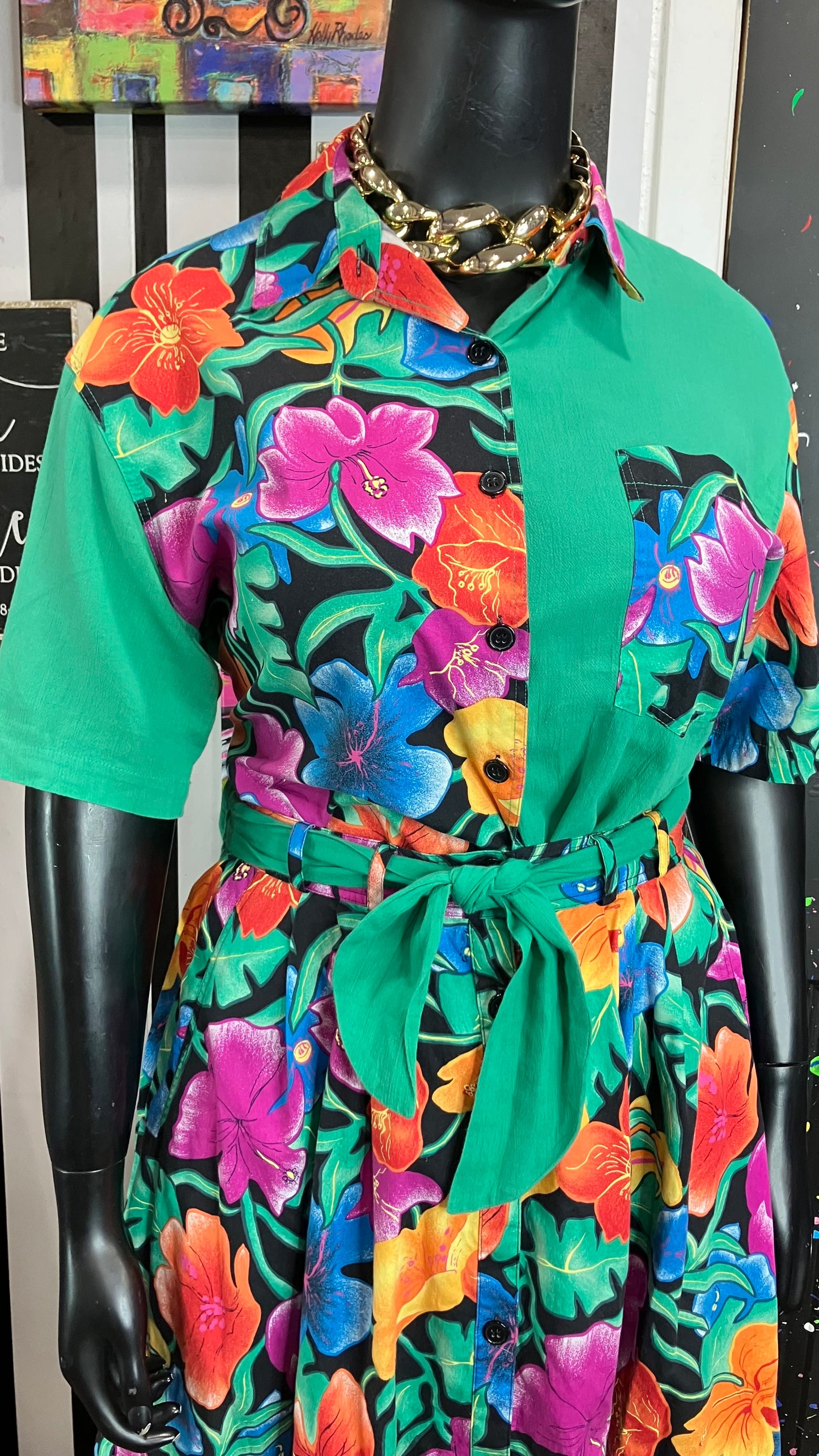 Vintage Cotton Floral Set (16)