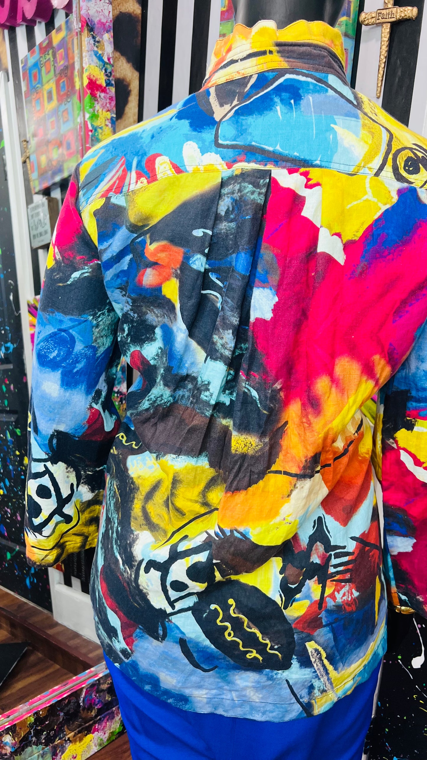Abstract Water Color Blouse (20)