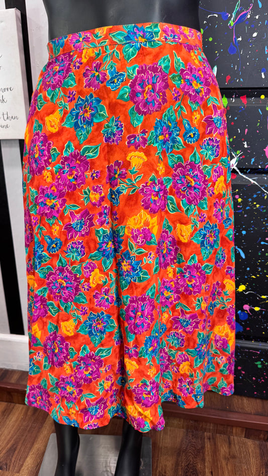 Vintage Rayon Carole Little Skirt (16)