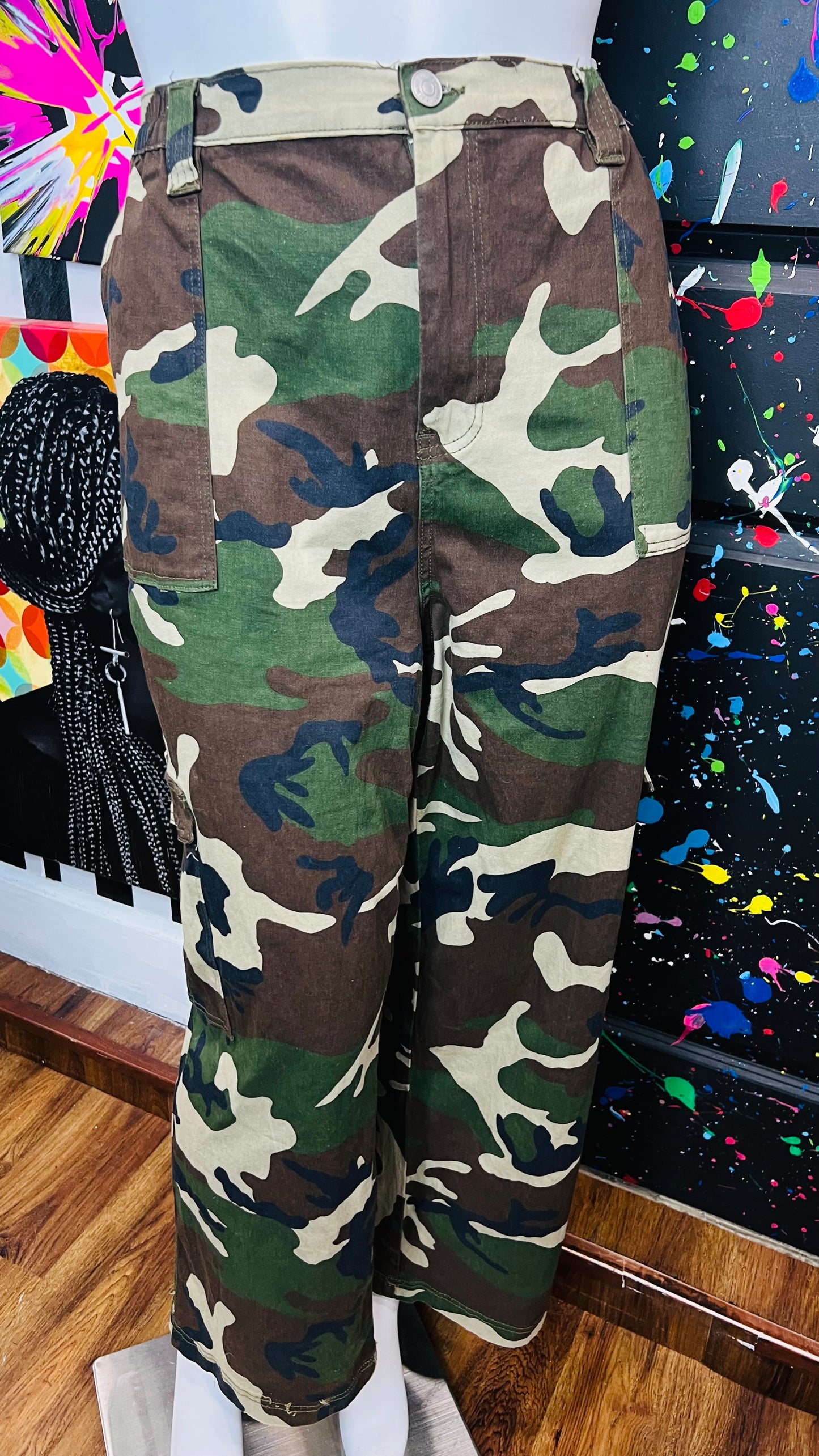 Camo Cargo Pants - Good Stretch (22)
