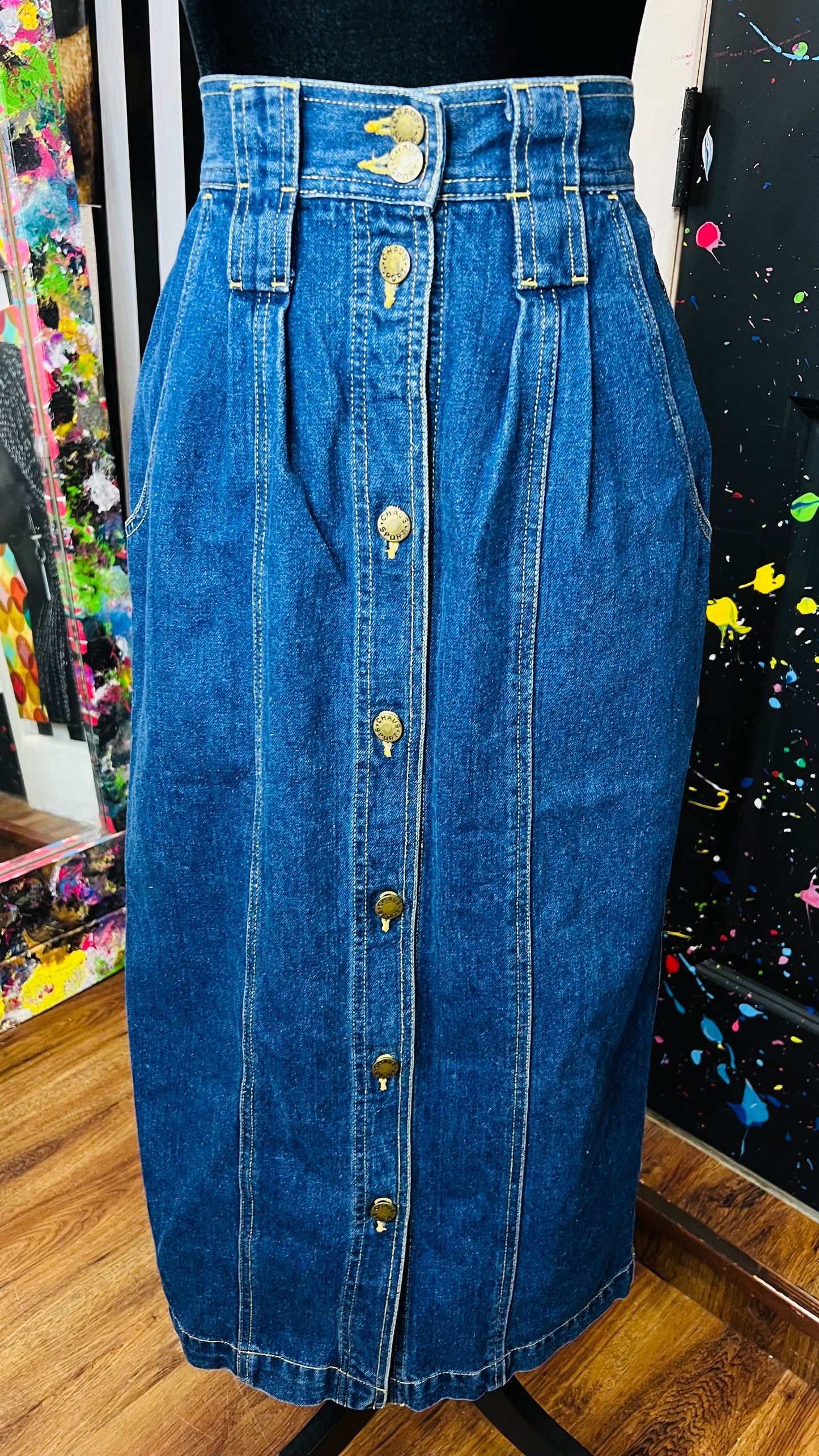 Vintage Denim Skirt (12)