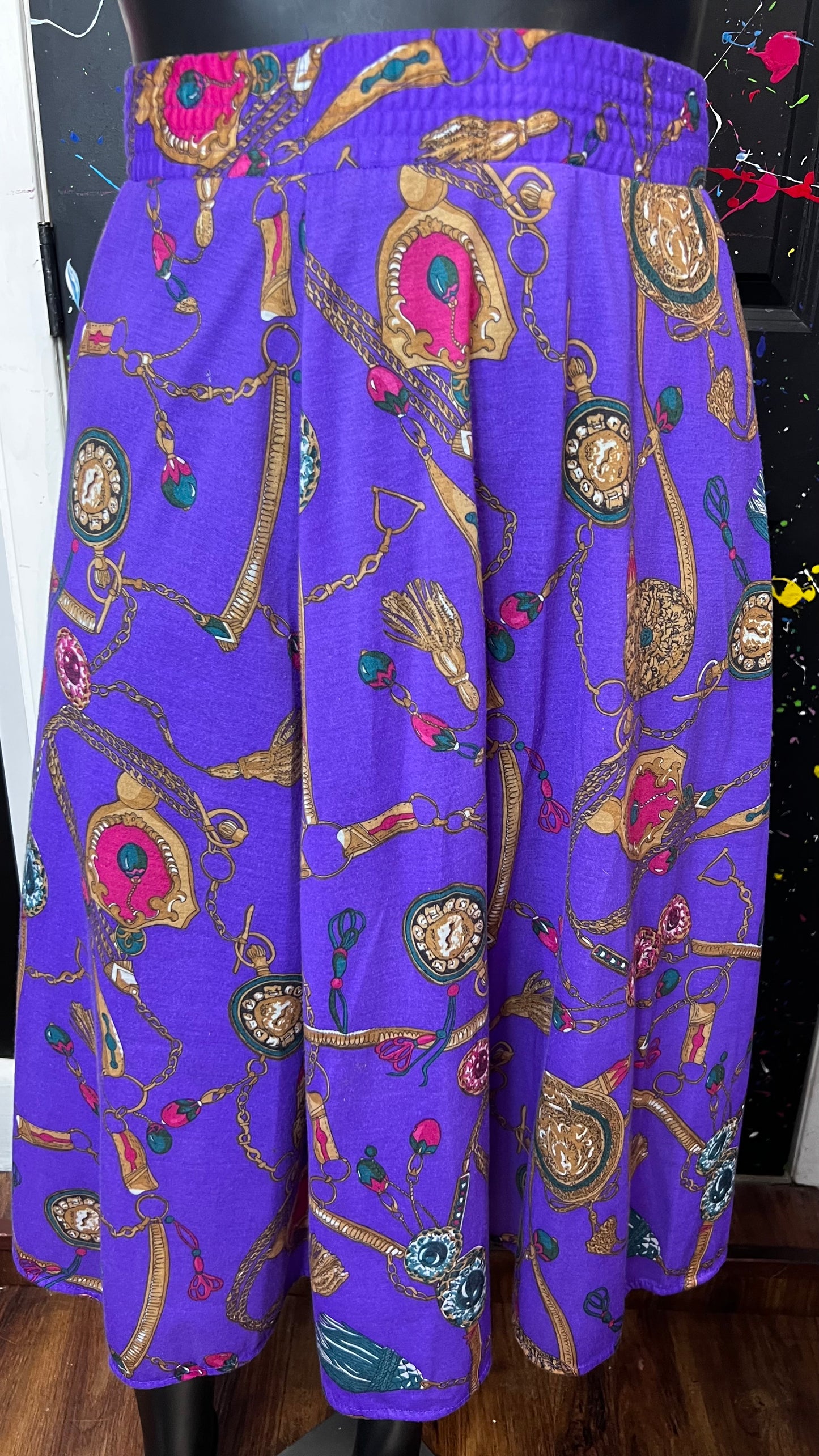 Vintage Cotton Jewelry Skirt (20W)
