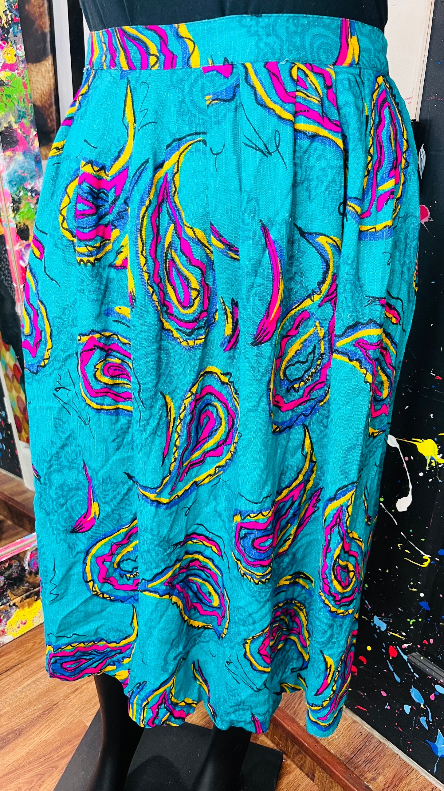 Vintage Abstract Skirt (18)